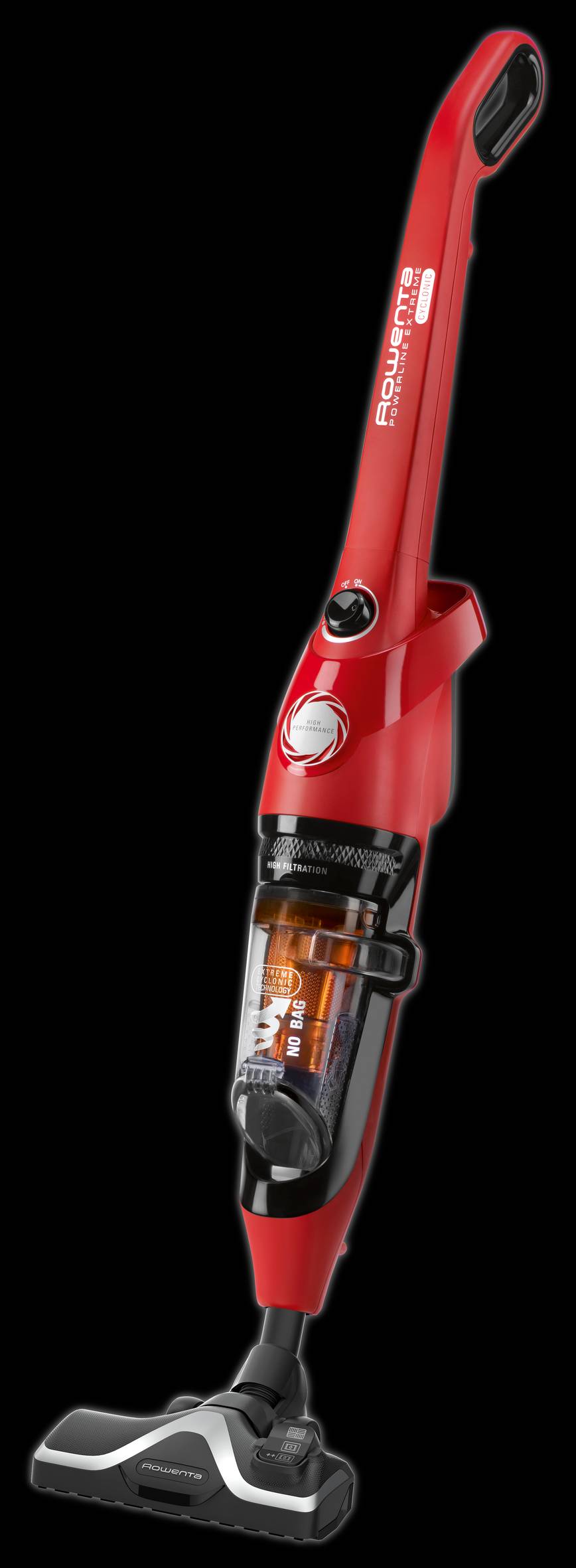 Powerline Extreme, Aspiradora escoba con cable, Tecnología ciclónica, Roja