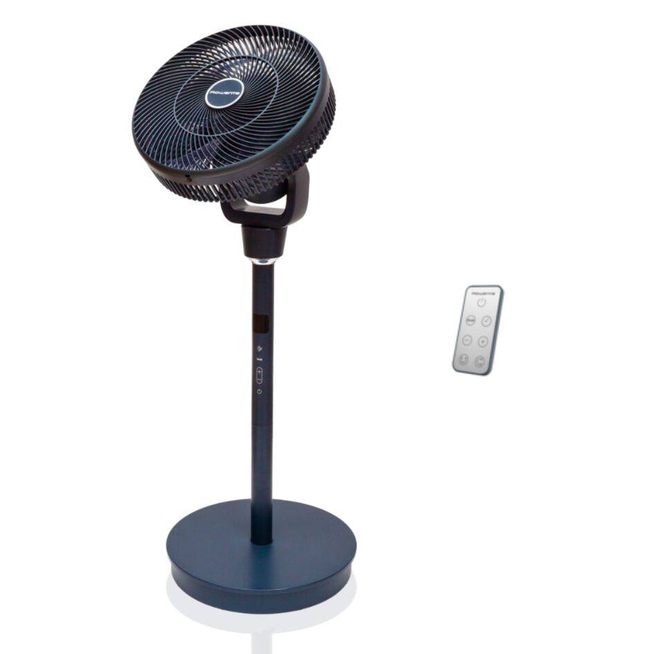 Turbo Silence Compact 3D Multiflow, Ventilador De Pie, Oscilación Multidireccional