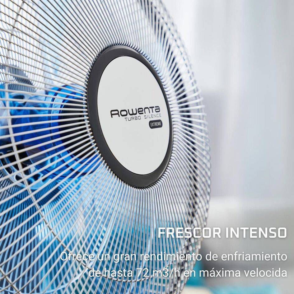 Turbo Silence Extreme, Ventilador de pie, Silencioso, 2 modos personalizados, Temporizador hasta 8h, Mando a distancia