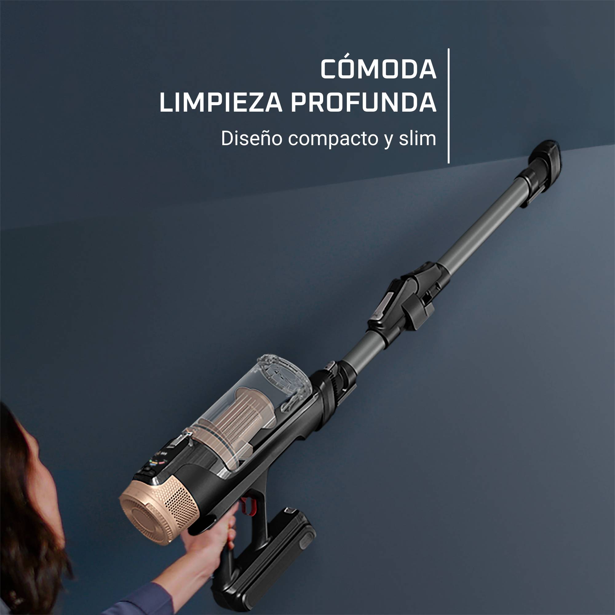 X-Force Flex 14.80 Animal Care de Rowenta, Aspiradora sin Cable, Potencia de Succión de 240 AW, Ajuste Automático de Potencia, Autonomía de 1 h y 30 min
