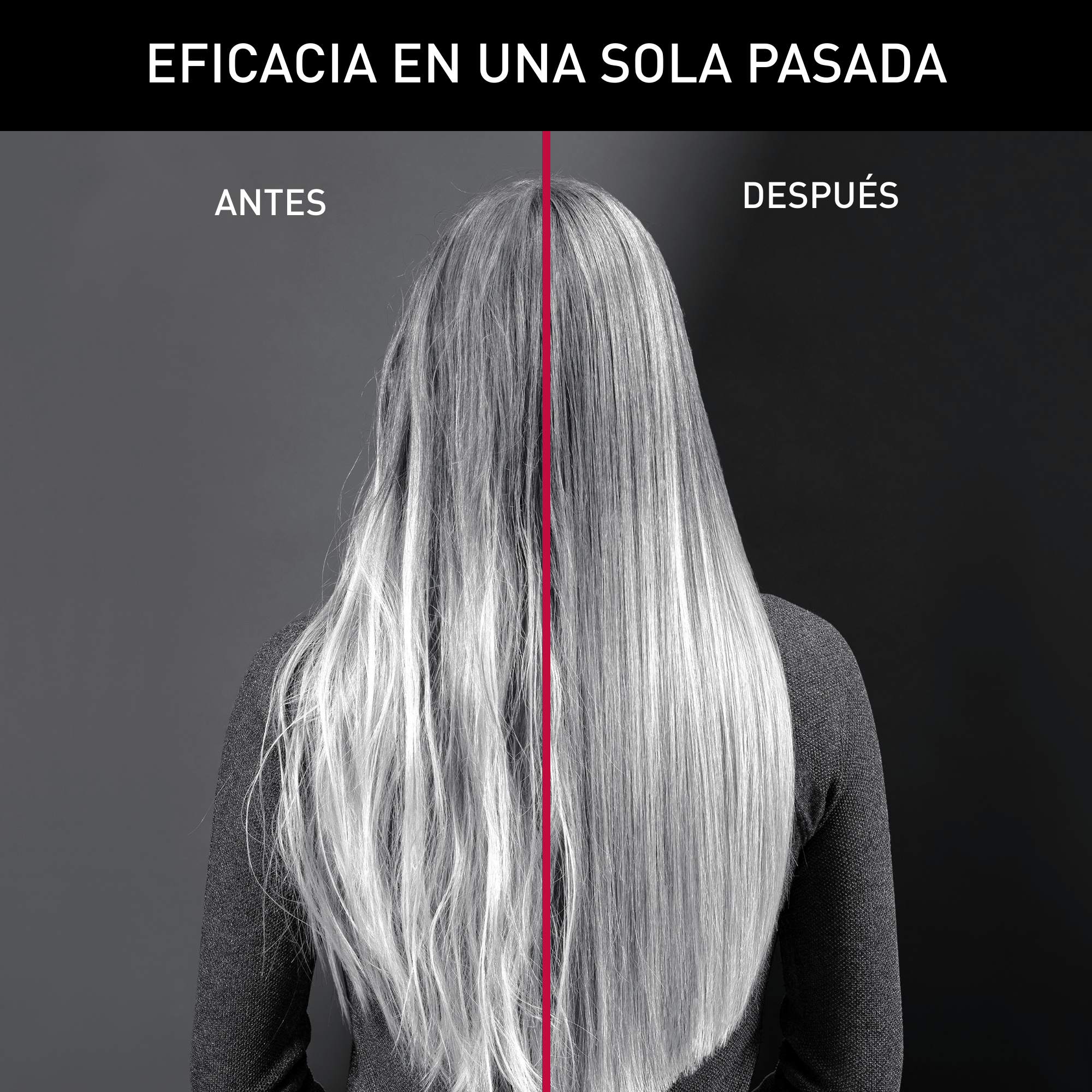 Optiliss Karl Lagerfeld, Plancha de pelo, Revestimiento Keratin & Glow, Liss & Curl