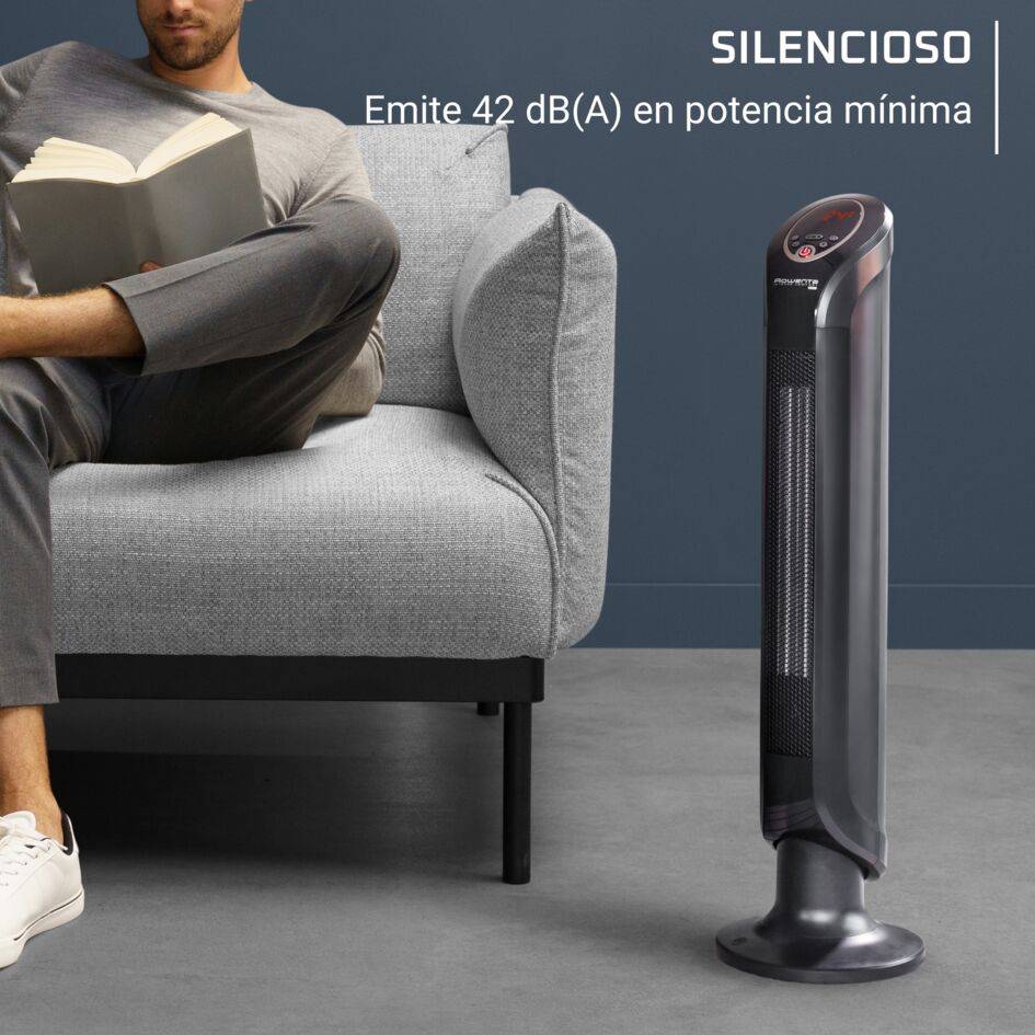 Intense Comfort Hot, Calefactor cerámico de torre, 42 dB(A), Modo Eco
