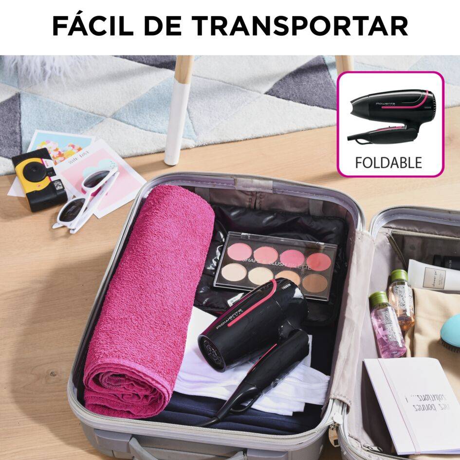 Nomad, secador de pelo plegable, 1600 W