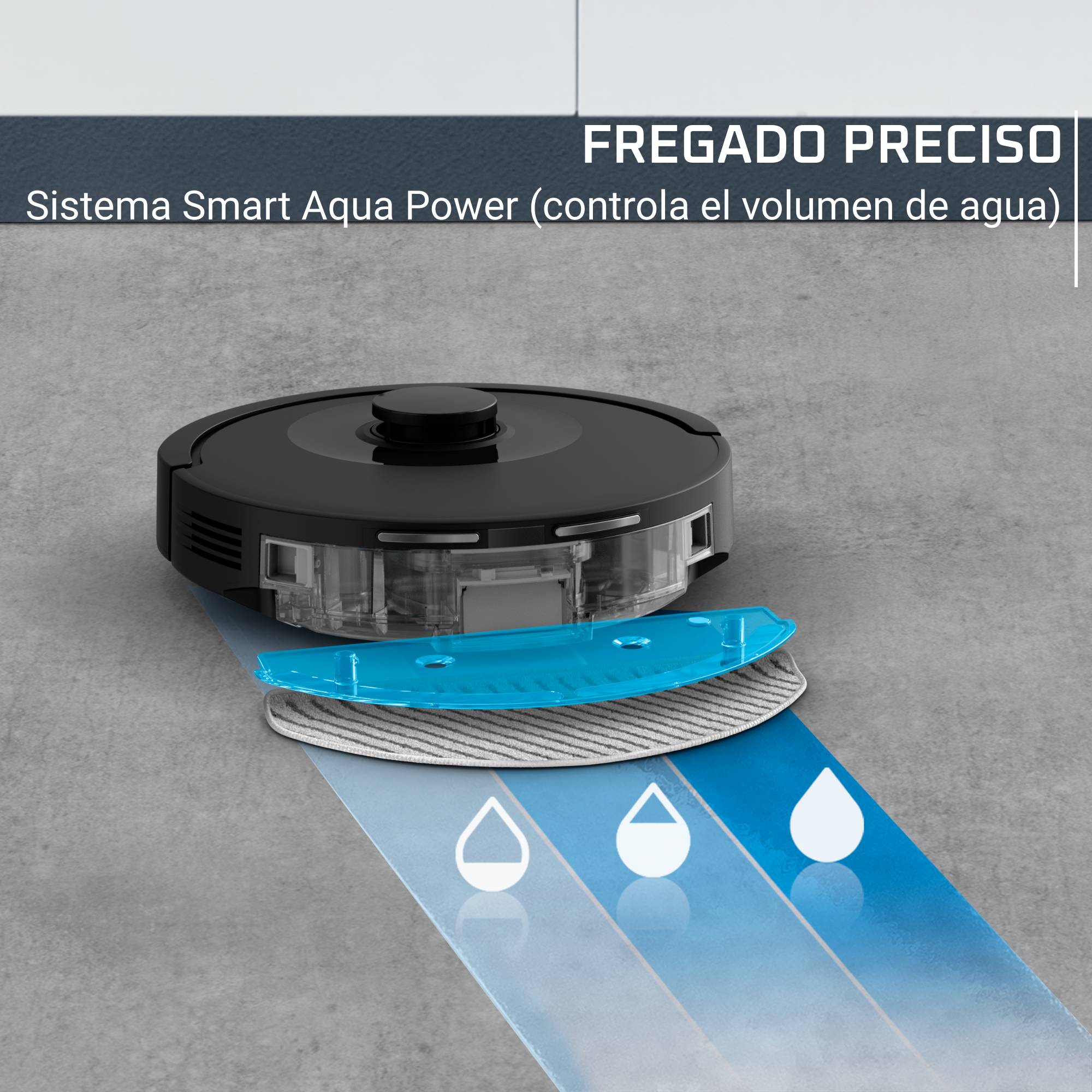 X-Plorer Serie 85, robot aspirador con mopa, aspiración profunda de hasta 6000&nbsp;Pa, navegación inteligente 