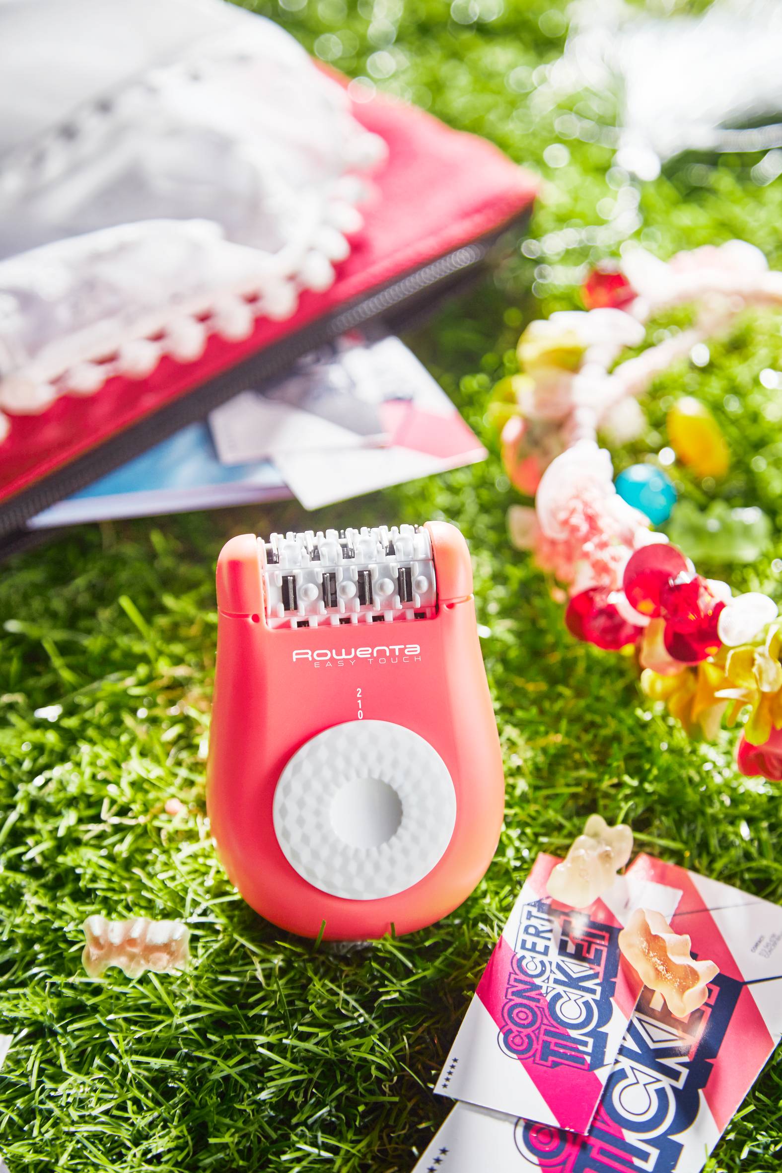 Easy Touch, Depiladora, 2 velocidades, Sistema de masaje, Compacta