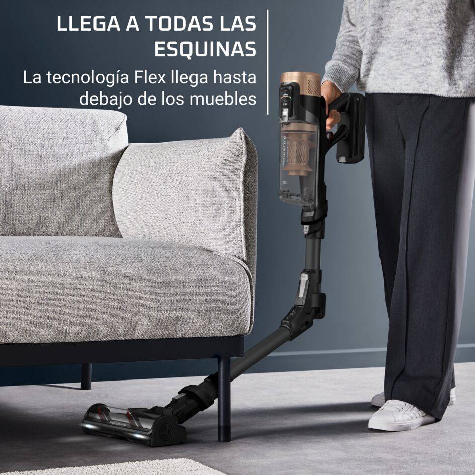 X-Force Flex 14.80 Animal Care de Rowenta, Aspiradora sin Cable, Potencia de Succión de 240 AW, Ajuste Automático de Potencia, Autonomía de 1 h y 30 min