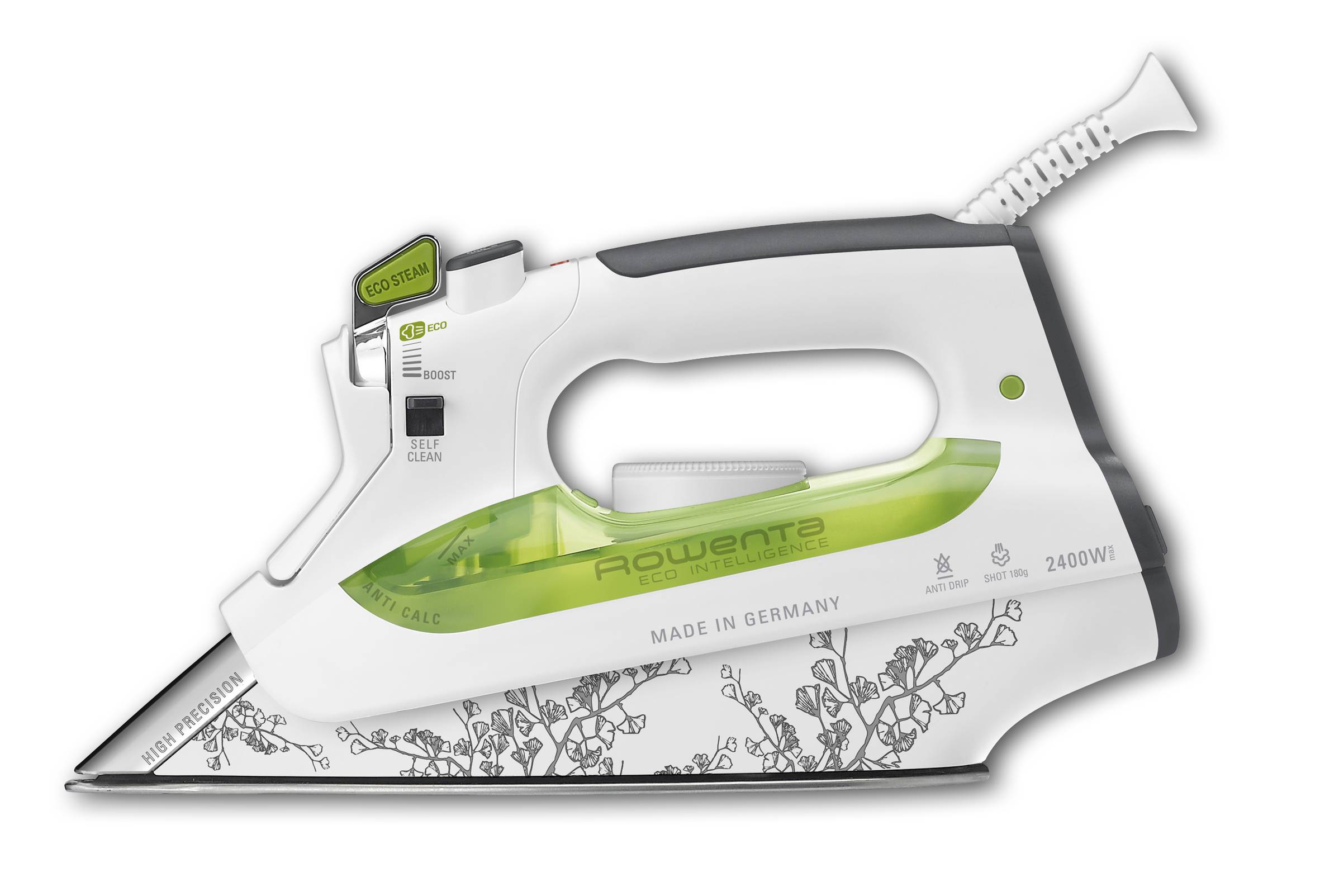 Eco Intelligence, plancha de vapor, modo Eco