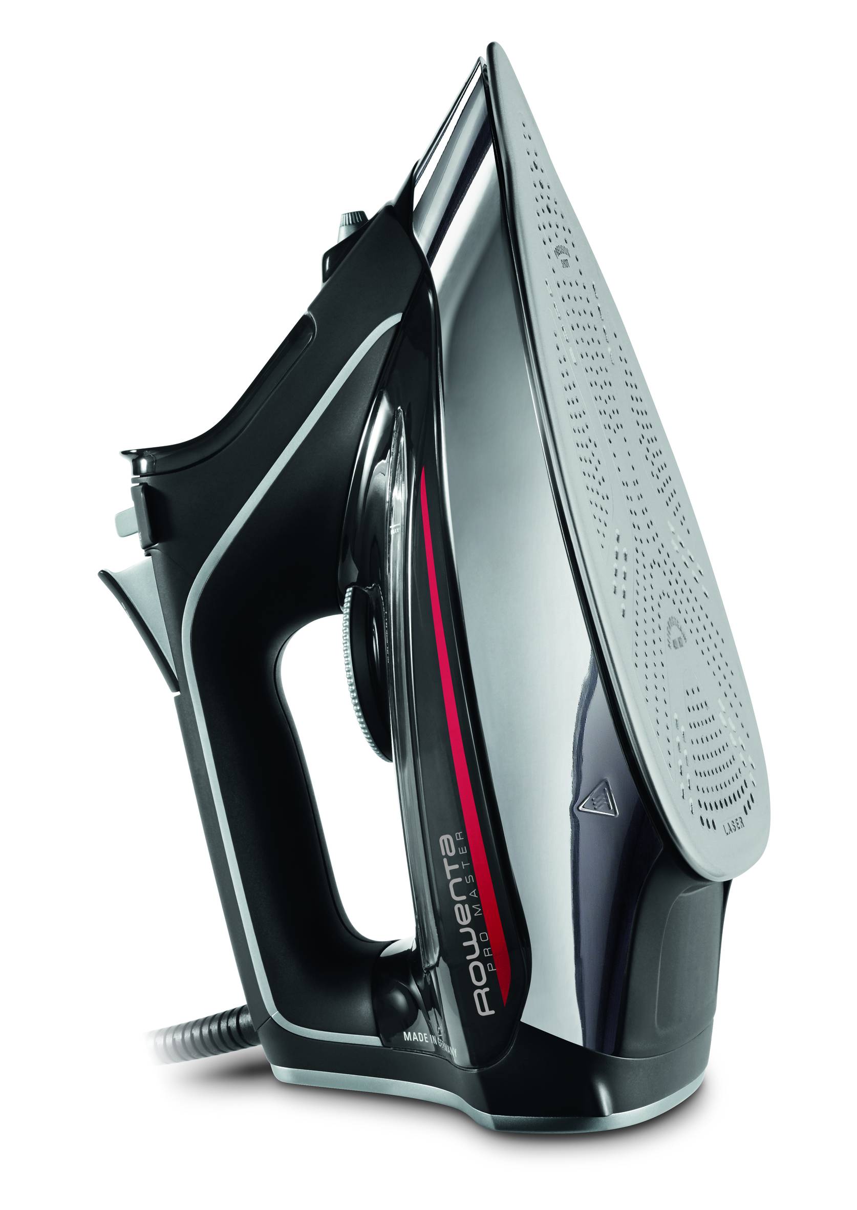 Pro Master, Plancha de vapor, Gran distribución del vapor, Golpe de vapor de 200 g/min, Negra