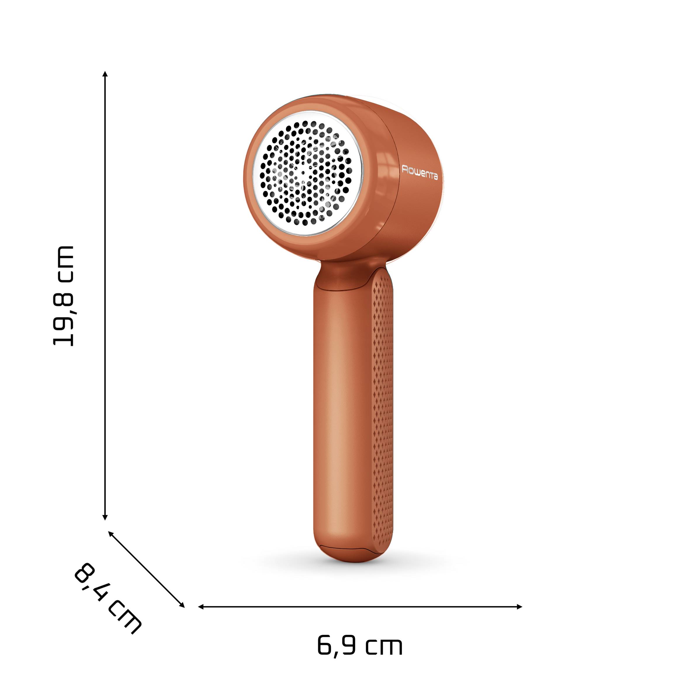 Easy Care de Rowenta, quitapelusas recargable, rejilla de acero inoxidable, rápido y fácil de usar