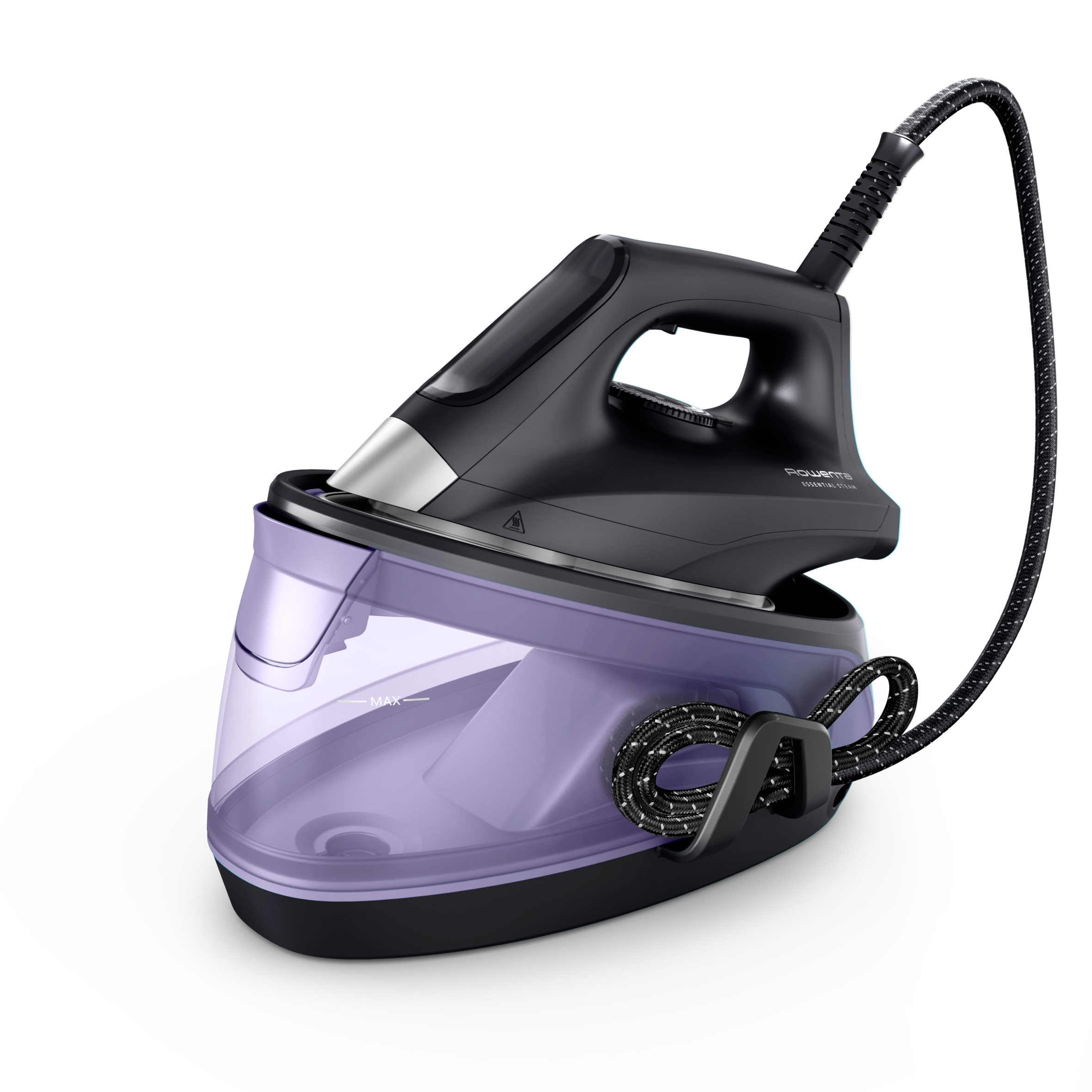 Essential de Rowenta, Centro de planchado, 5,2 bar de presión, Golpe de vapor de 200&nbsp;g/min, Salida de vapor continua de 110&nbsp;g/min, Diseño muy compacto