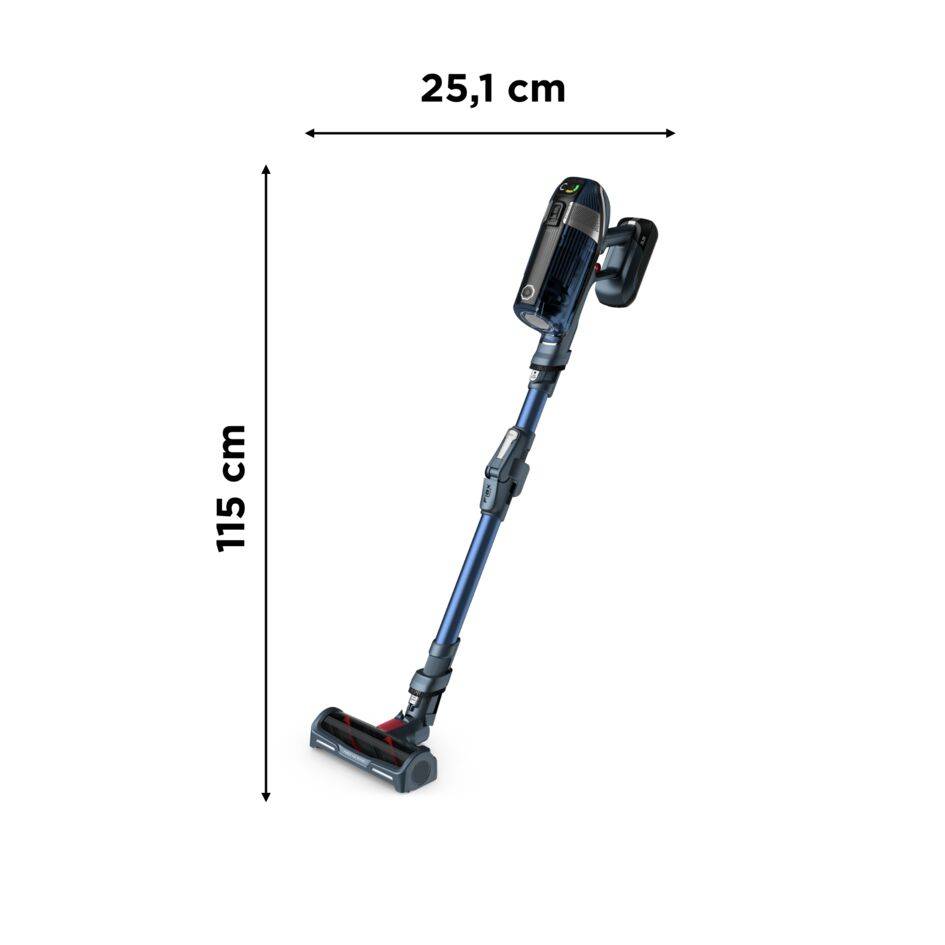 X-Force Flex 11.60 Aqua, Aspiradora sin cable, 130 airwatts, Batería 25,2 V, Azul