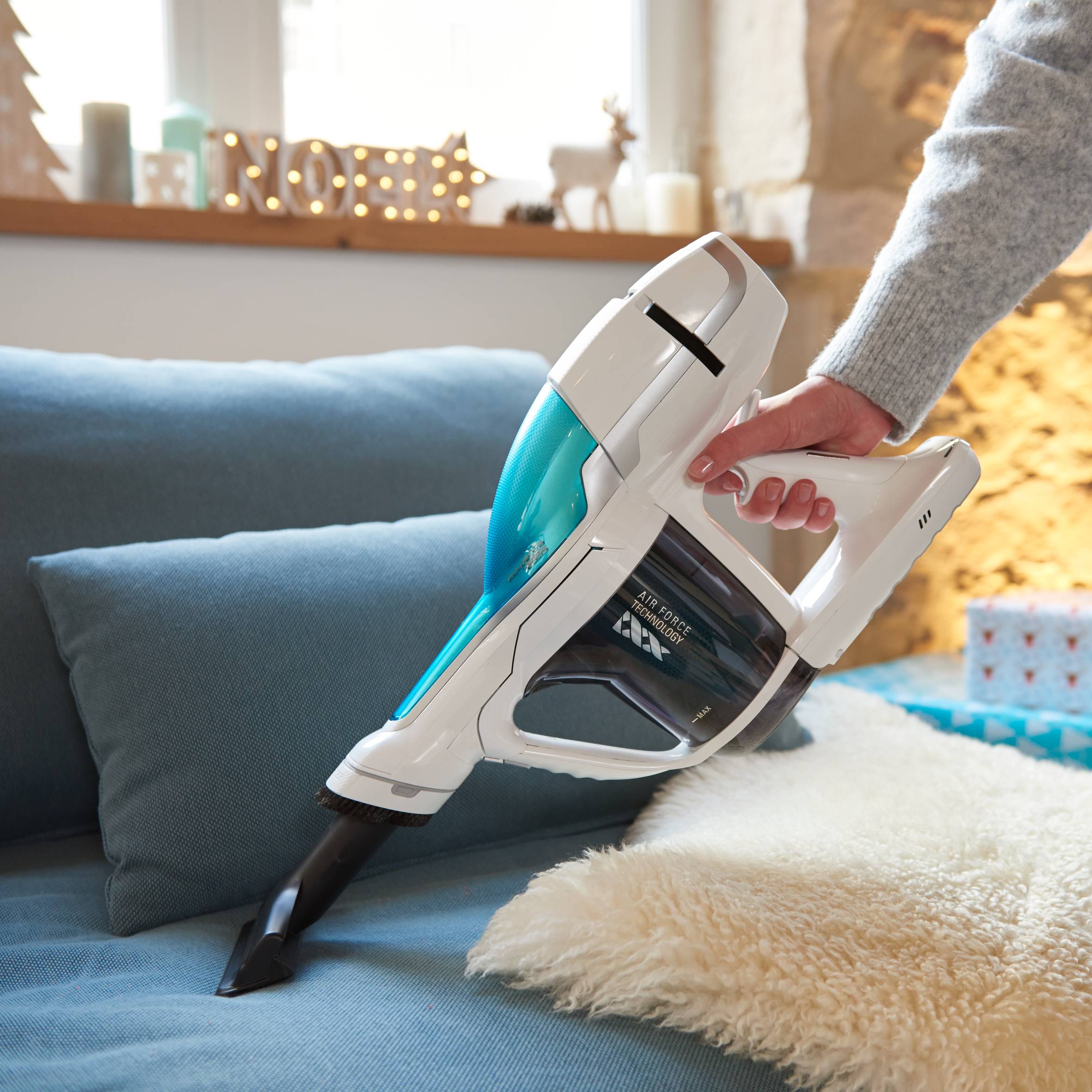 AIR FORCE ALL IN ONE BLANCO Y VERDE + 3 ACCESORIOS