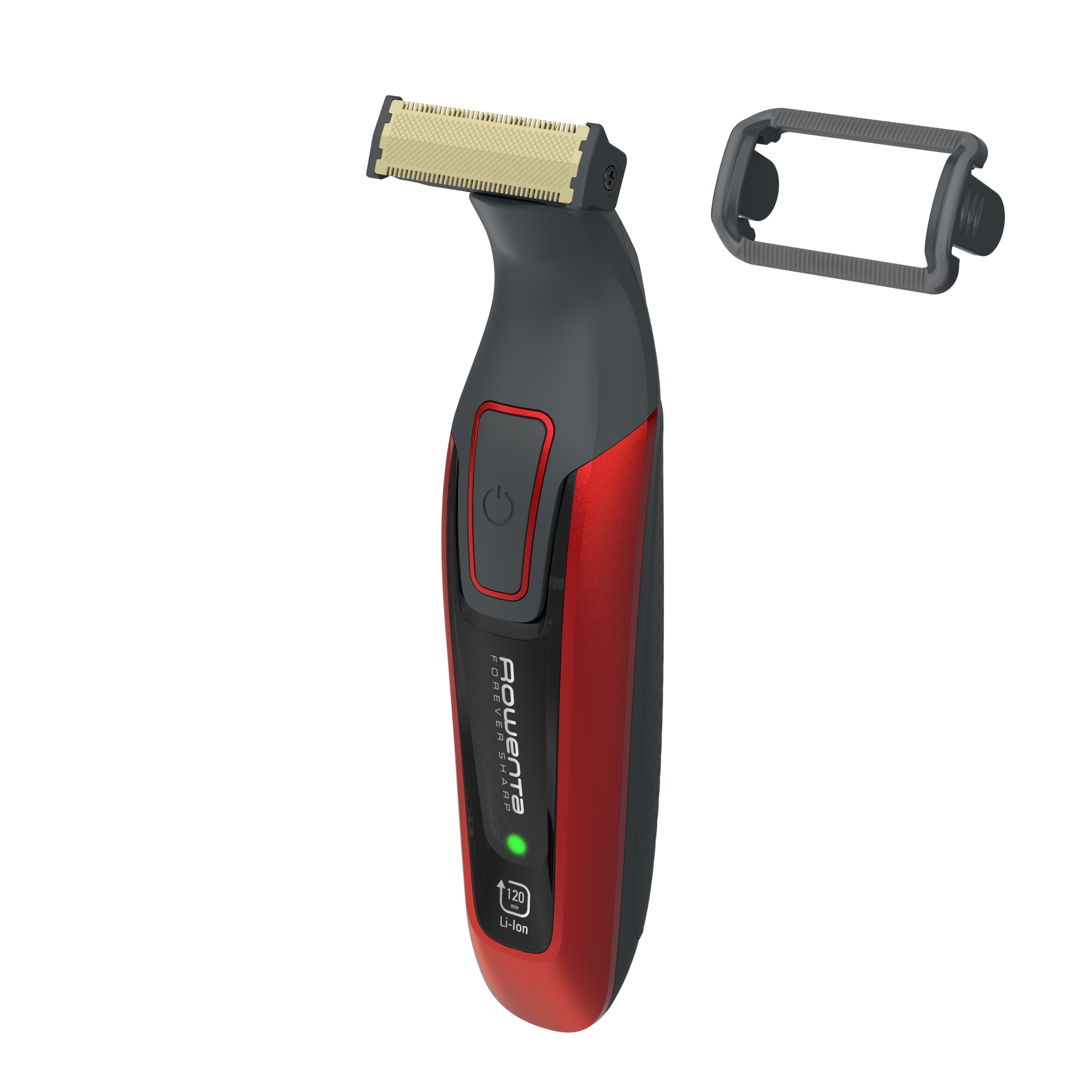 Forever Sharp Comfort, Recortadora de barba híbrida, Cuchillas de titanio, Accesorio antiirritación