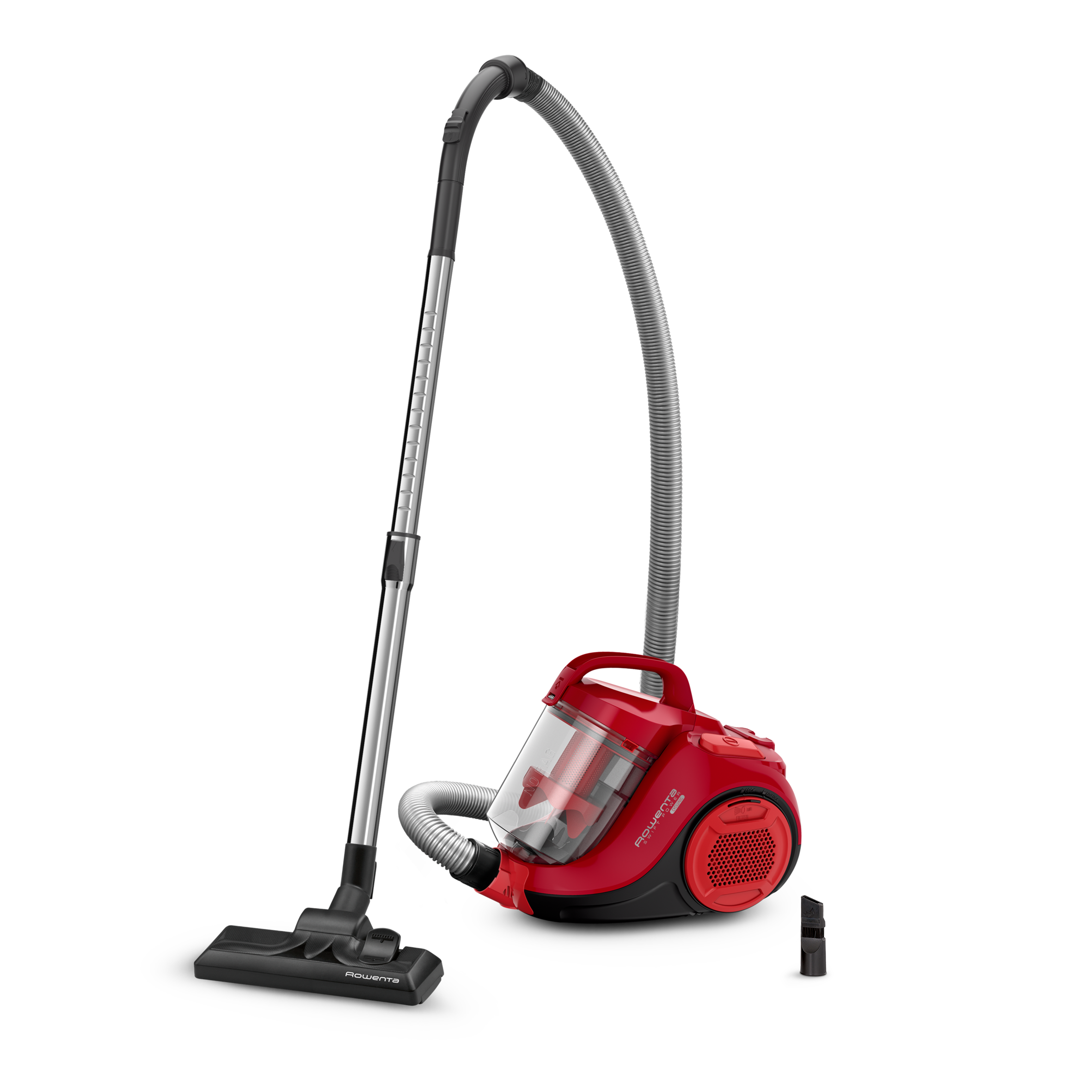Swift Power Cyclonic, Aspiradora sin bolsa, 900 W, 1,2 L, Classic Kit, Roja