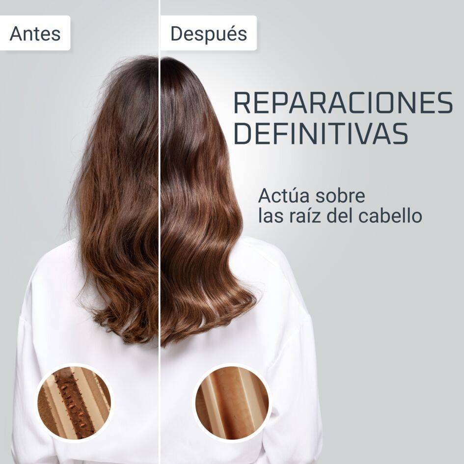Hair Therapist™, Cepillo reparador del cabello, Tecnología Thermal Care, Negro