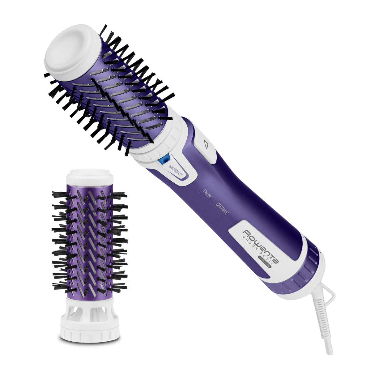 Brush Activ Volume & Shine, Cepillo secador, Moldea, 2 cabezales, Tecnología iónica