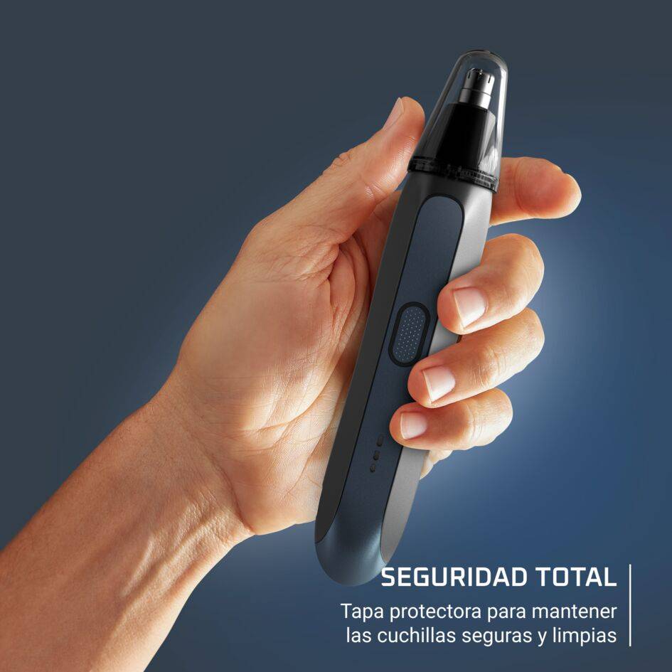 Performance de Rowenta, Cortapelos para nariz, Cuchillas de acero inoxidable, Gran autonomía 