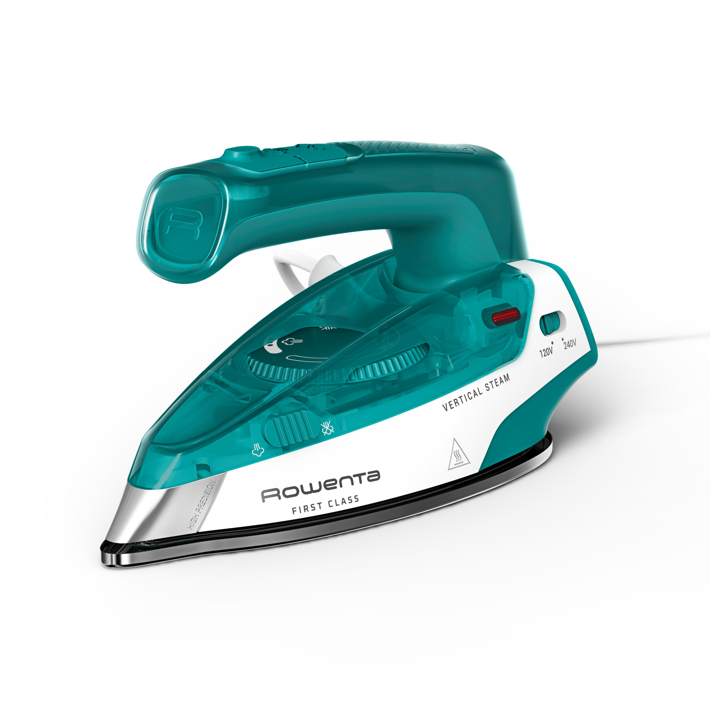 First Class de Rowenta, Plancha de vapor, Formato plegable de viaje, Compacta, Ligera, Calentamiento rápido