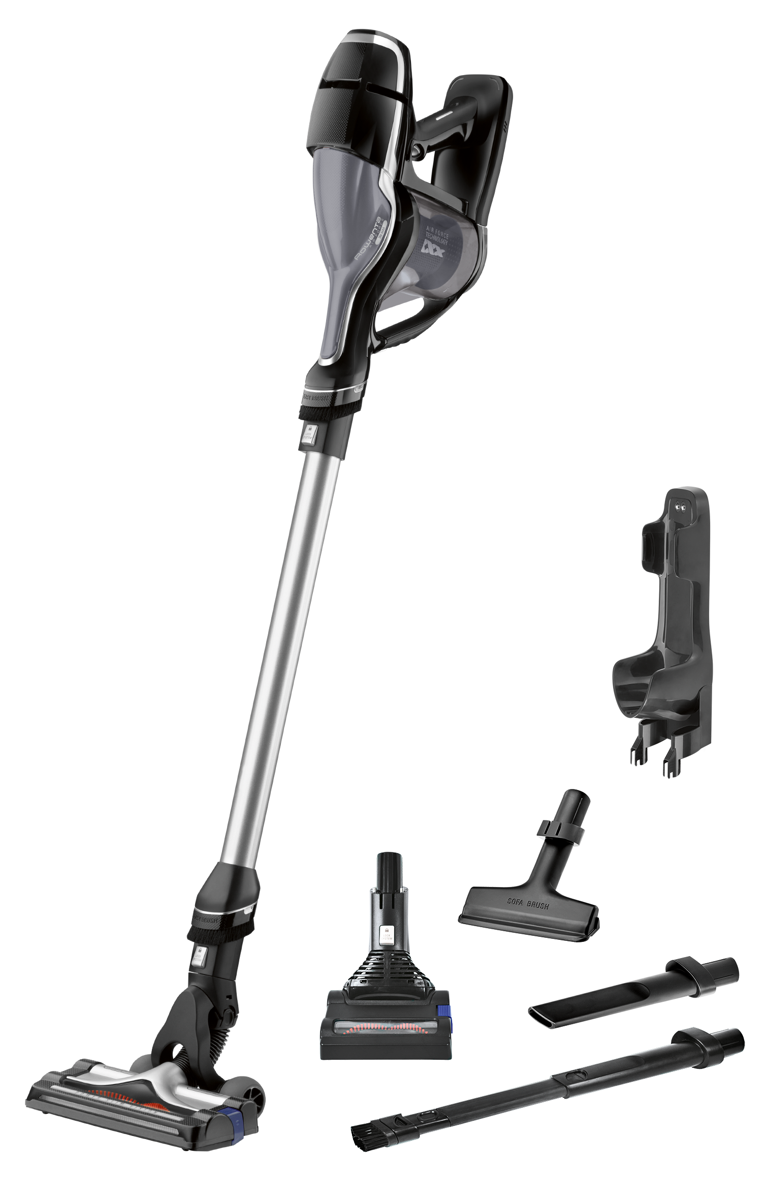 AIR FORCE 360 MAX  NEGRO Y GRIS + 4 ACCESORIOS