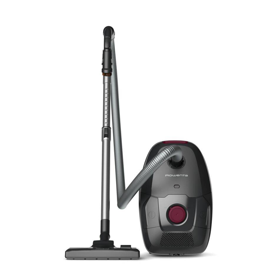 Green Force Max de Rowenta, Aspiradora con bolsa, Filtración HEPA, Bajo consumo, 900 W, Diseño Eco