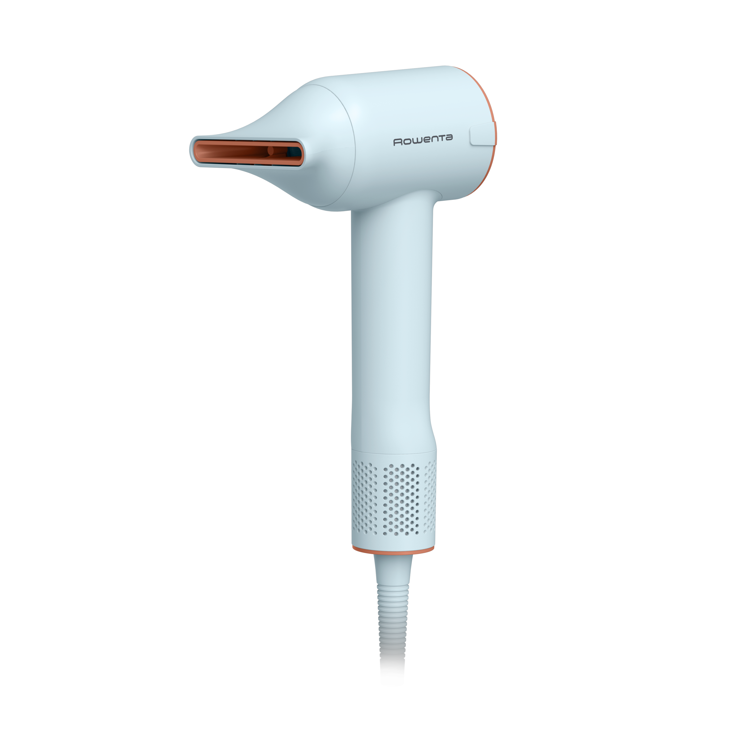 Blumia de Rowenta, Secador de pelo, Motor digital de alta velocidad, 350 g, Secado Rápido, Compacto, Azul