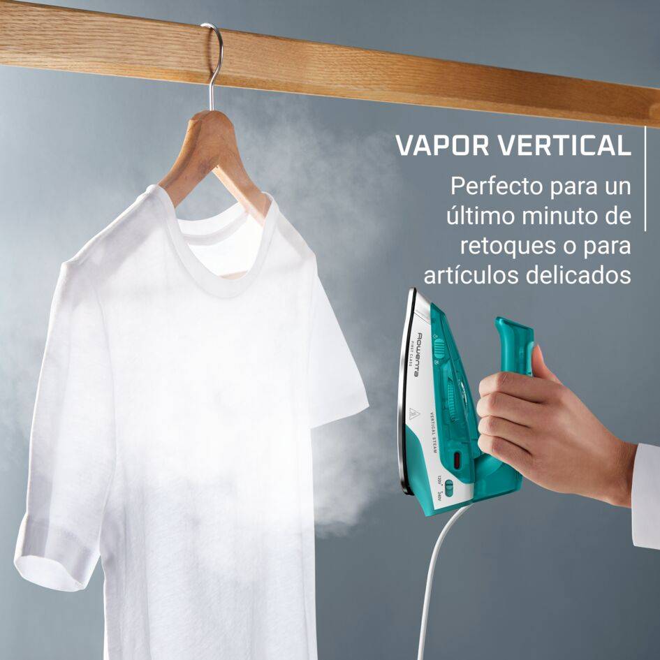 First Class de Rowenta, Plancha de vapor, Formato plegable de viaje, Compacta, Ligera, Calentamiento rápido