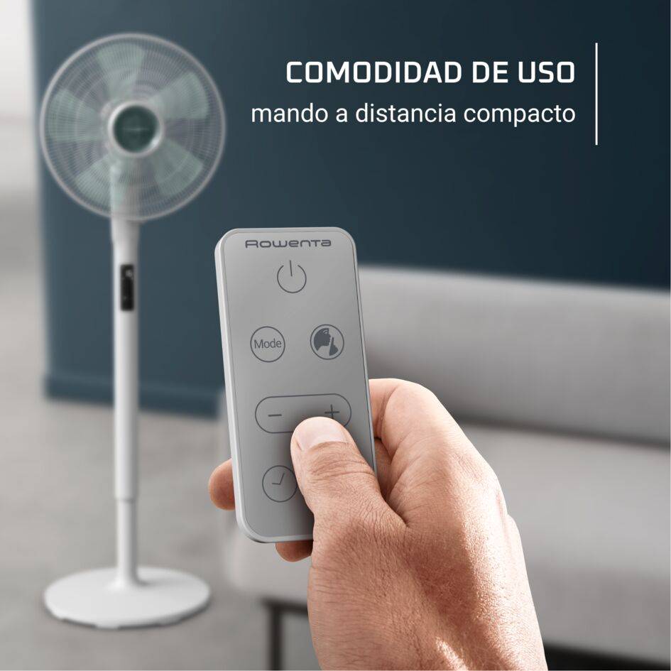 Turbo Silence Extreme +, Ventilador de pie, Potente, Silencioso, Bajo consumo