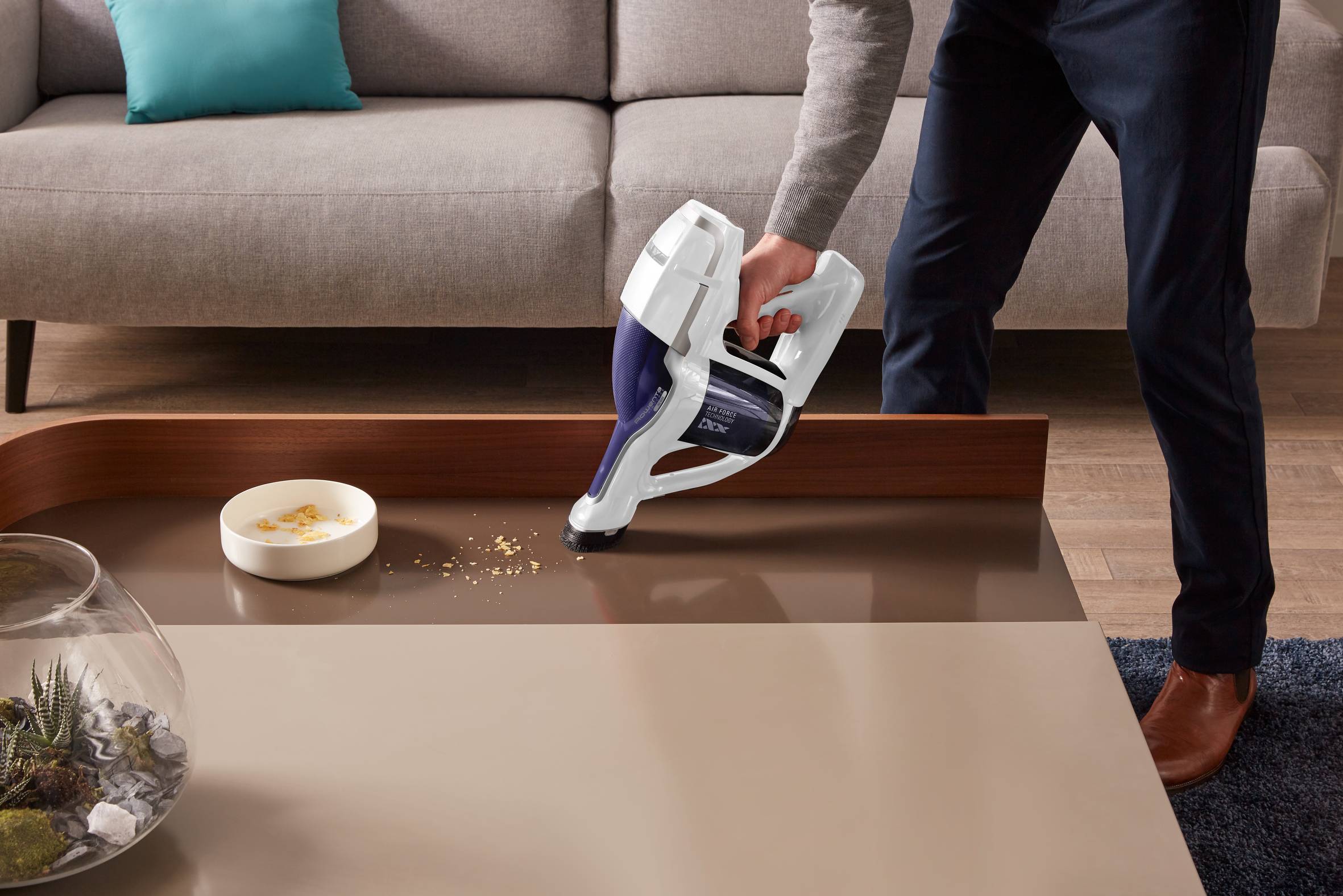 AIR FORCE 360 MAX AZUL Y BLANCO + 2 ACCESORIOS