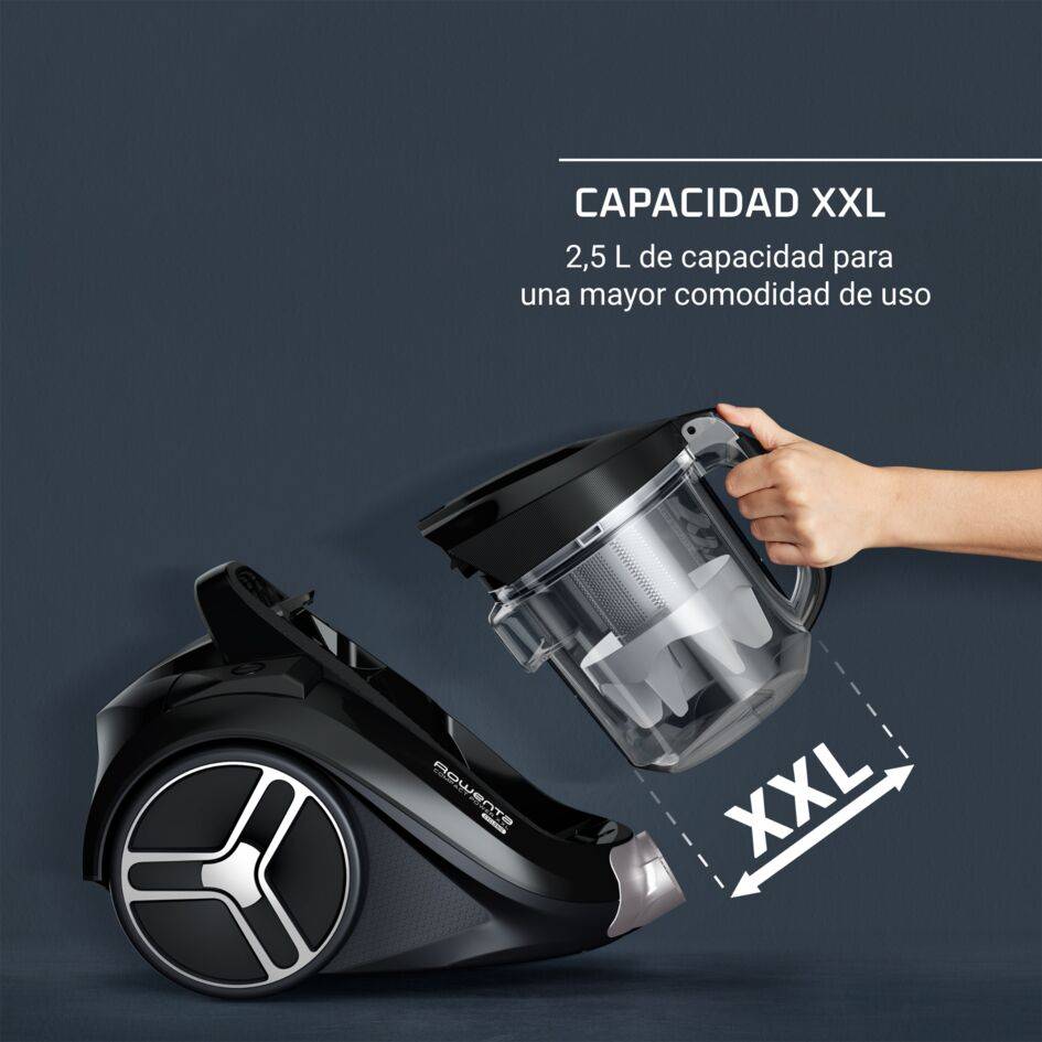 Compact Power XXL, Aspiradora sin bolsa,2,5 L, diseño compacto, motor EffiTech