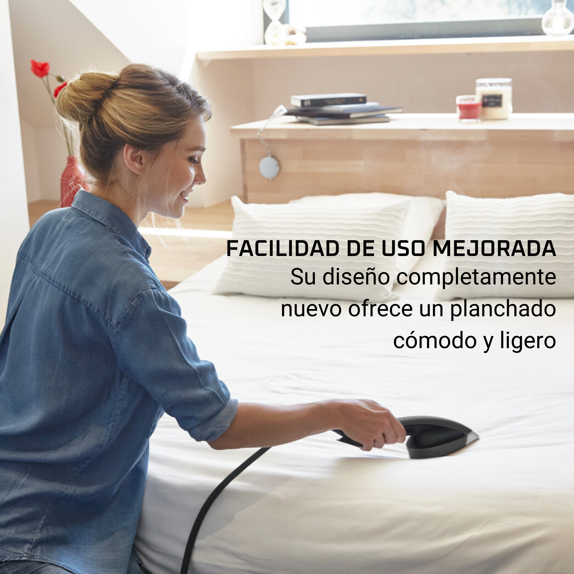 Ixeo Power de Rowenta, Solución de planchado, Smart Board de 3 posiciones, 5,8 bares, 200 g/min, Golpe de vapor, Azul