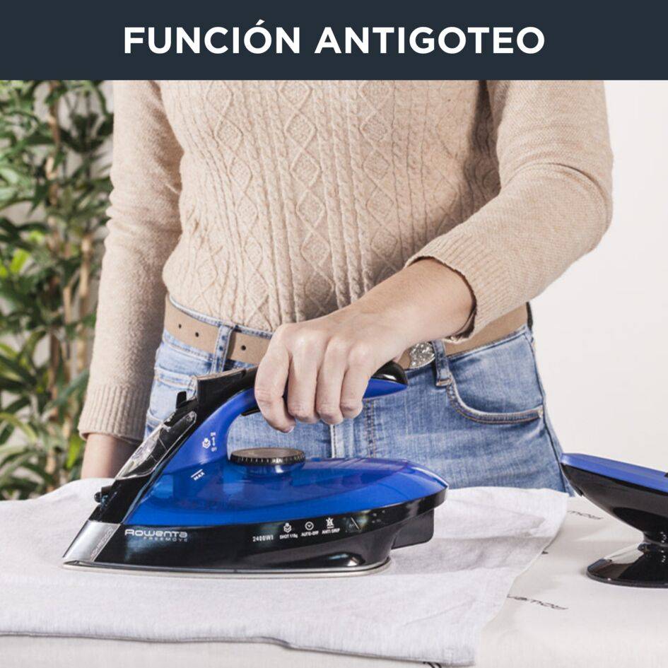 Freemove, Plancha de vapor sin cable, 2400 W, Apagado automático, Diseño ergonómico