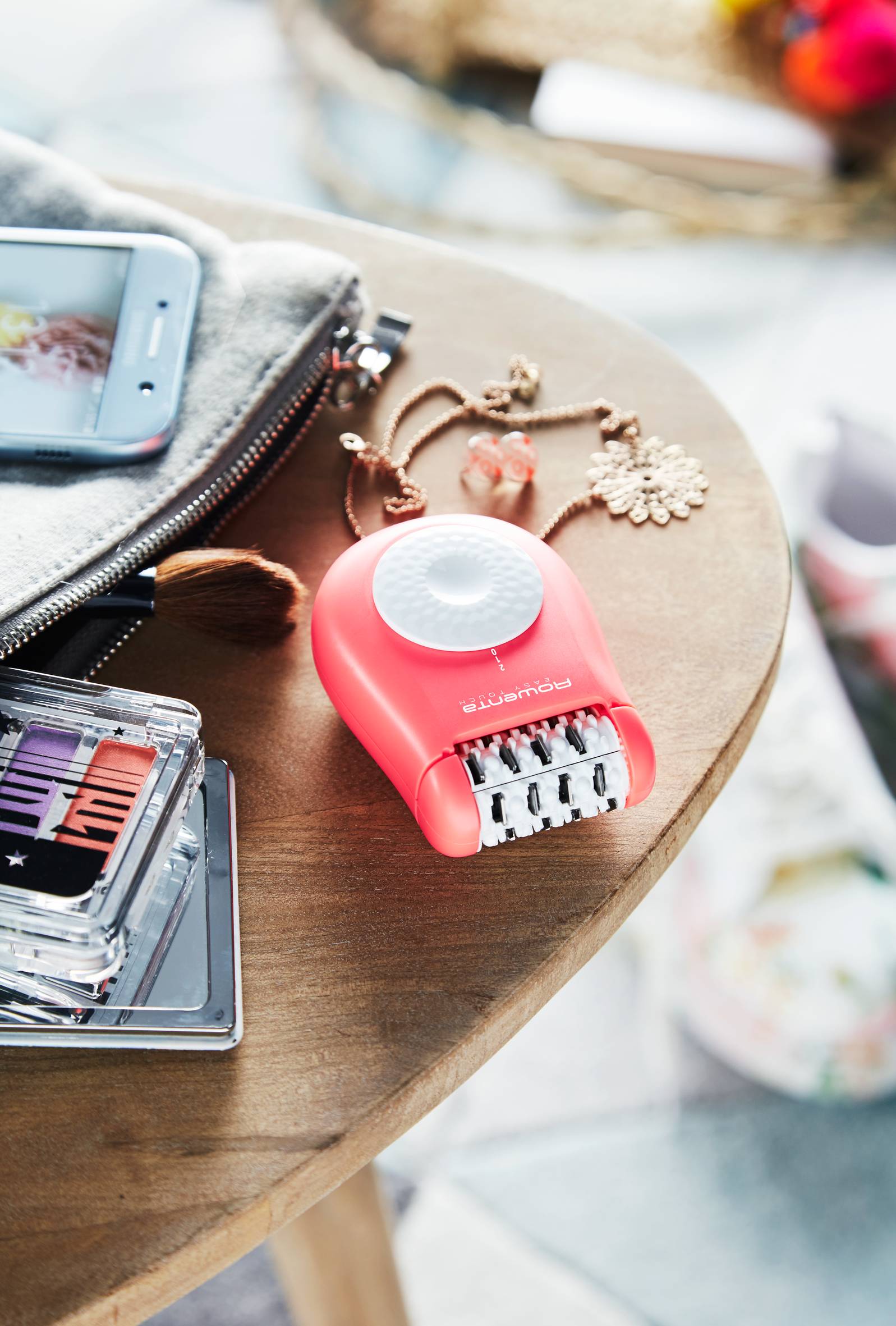 Easy Touch, Depiladora, 2 velocidades, Sistema de masaje, Compacta