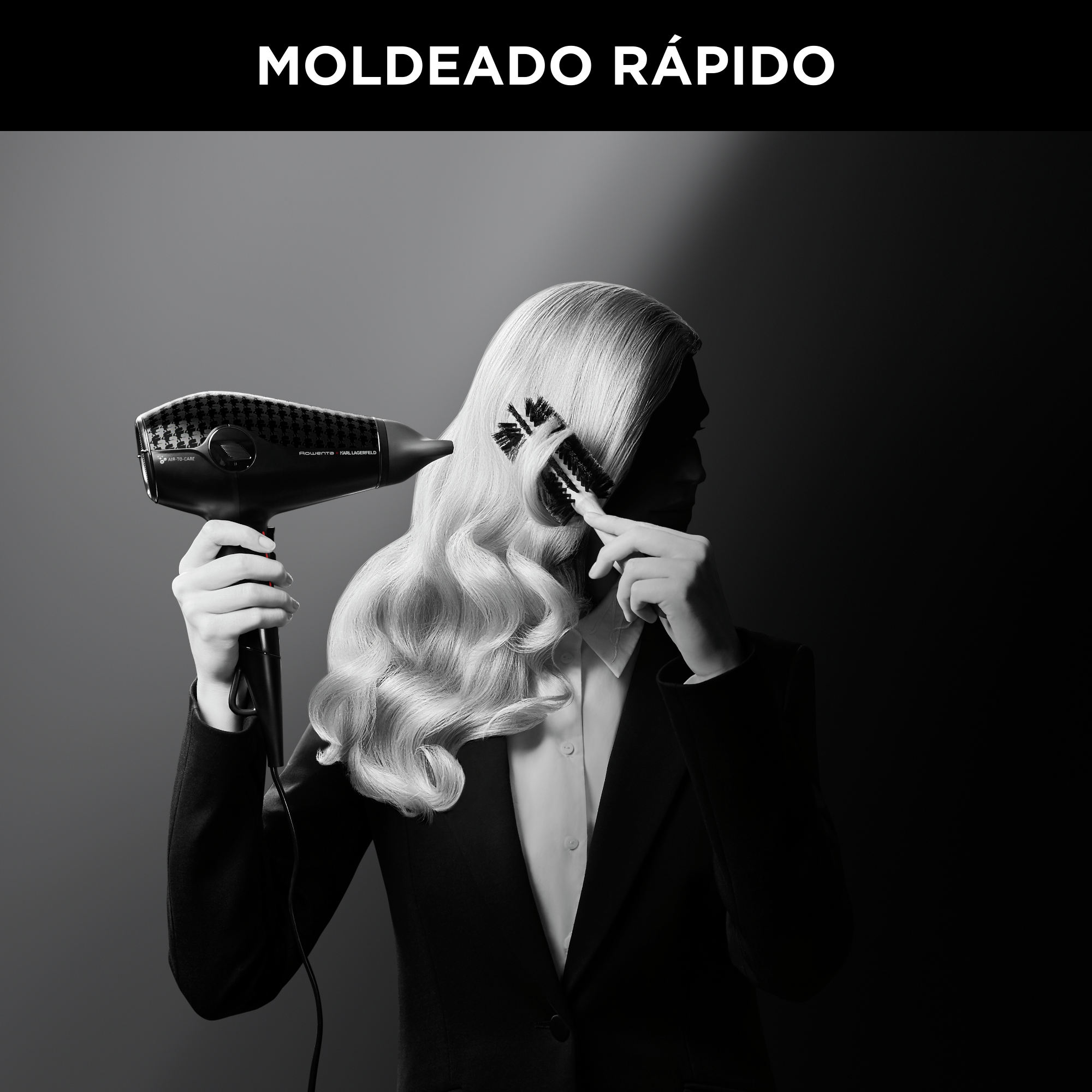 Glow addict x KARL LAGERFELD, Secador de pelo