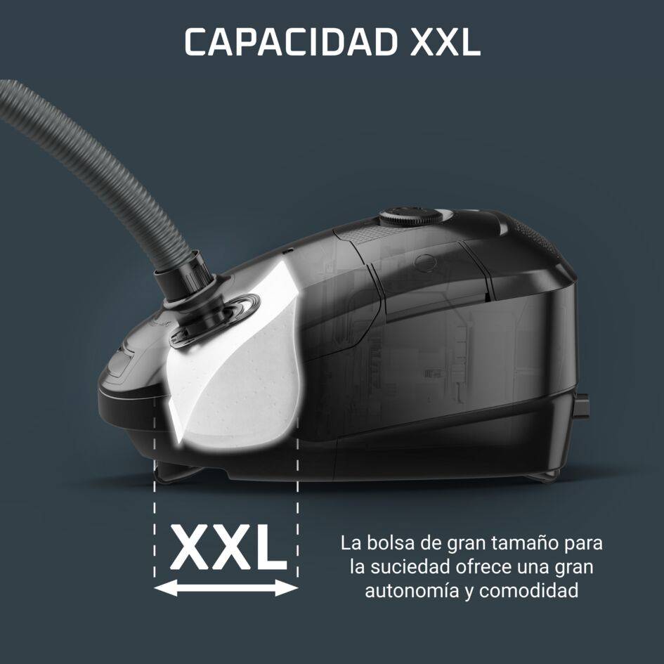 Power XXL, Aspiradora con bolsa, Bajo consumo, Animal Kit, Azul