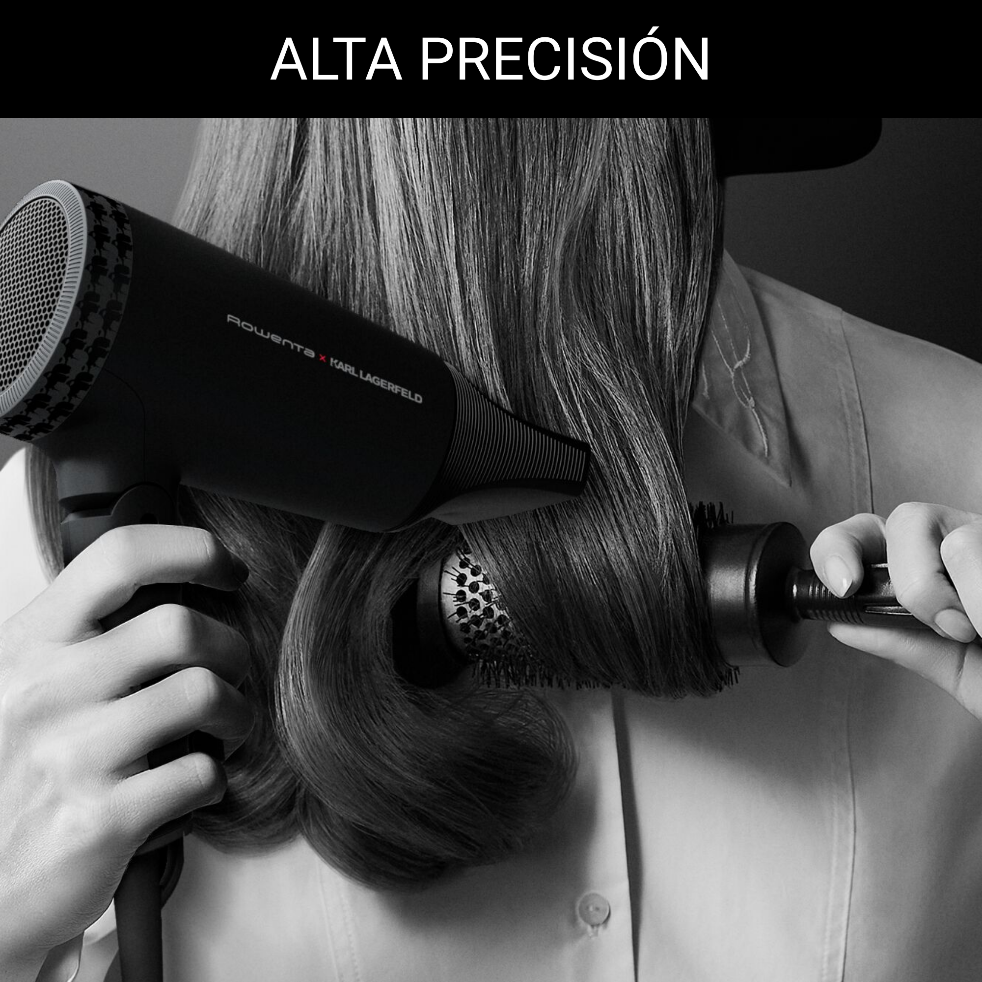 Express Style Karl Lagerfeld, Secador de pelo, 1900 Effiwatts, Tecnología iónica