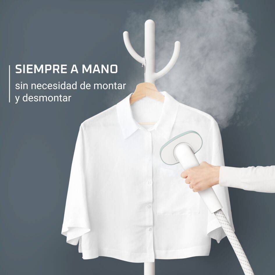 Origin Home, Cepillo de vapor de pie, Vapor continuo de 42 g/min, 3 niveles de vapor