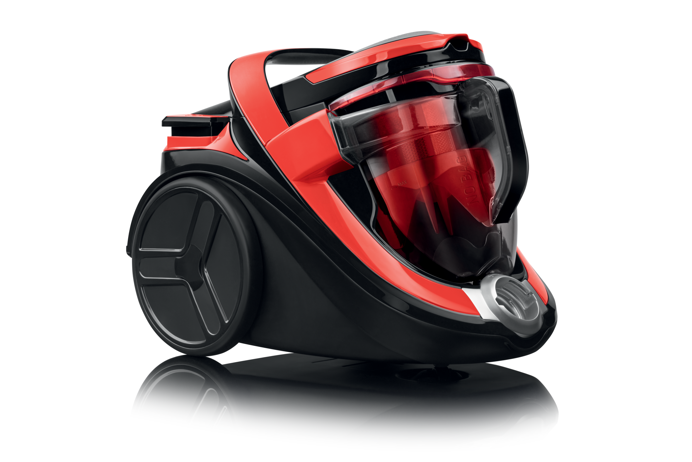 SILENCE FORCE CYCLONIC 4A NEGRO Y ROJO - PARQUET 3 ACCESORIOS