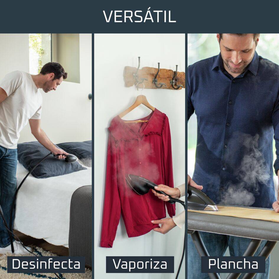 Cube, Solución de planchado, Portátil, Golpe de 200 g/min, Vapor continuo de 90 g/min