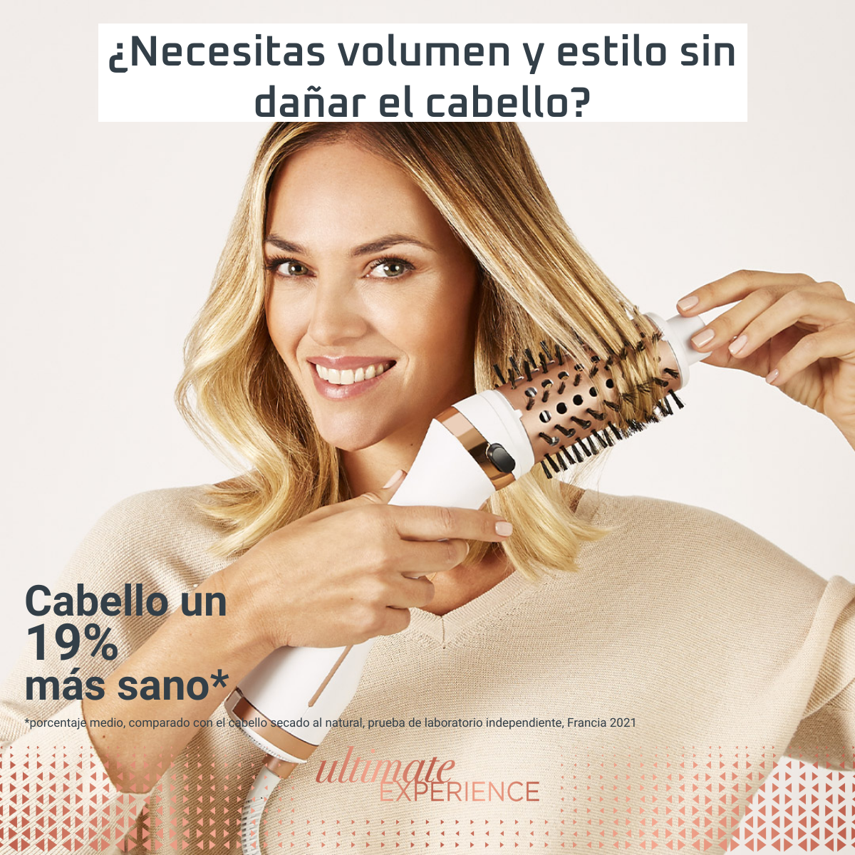 Brush Activ' Ultimate Care Ultimate Experience, Cepillo secador, Preseca, Moldea