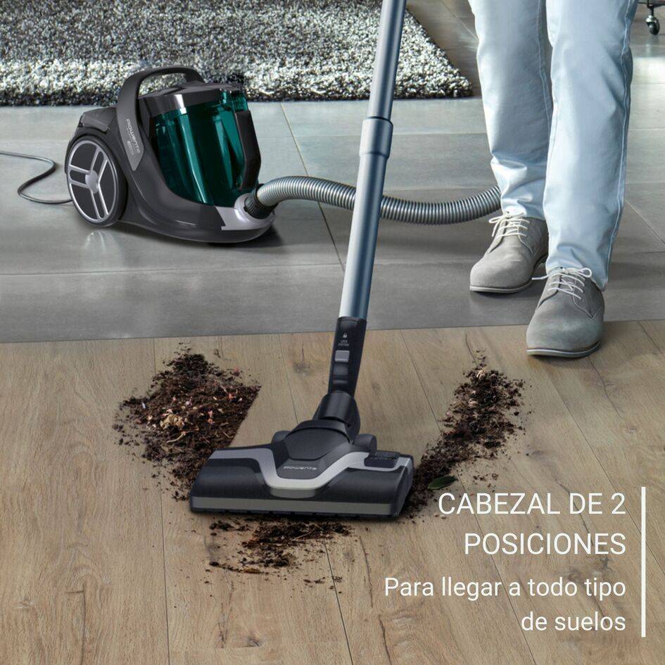 Silence Force Cyclonic, Aspiradora sin bolsa, Motor Effitech, Bajo Consumo, 2,5 L