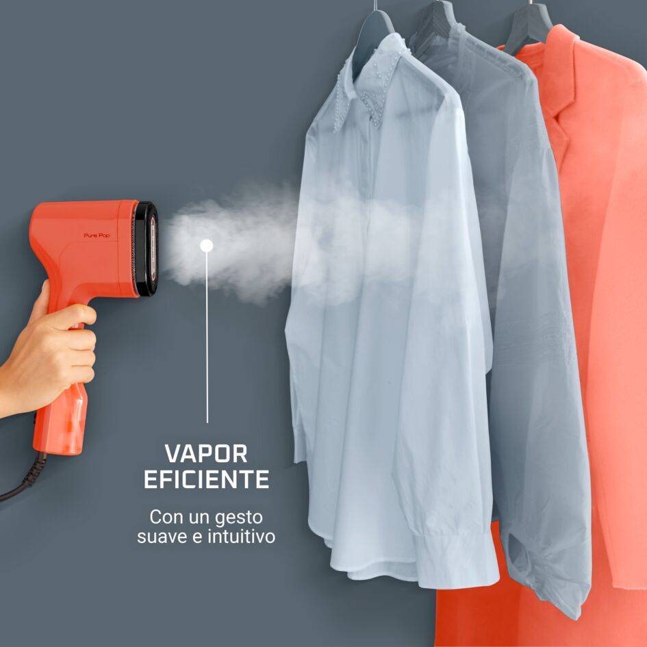 Pure Pop Rojo, Cepillo de vapor, Salida de vapor 20 g/min