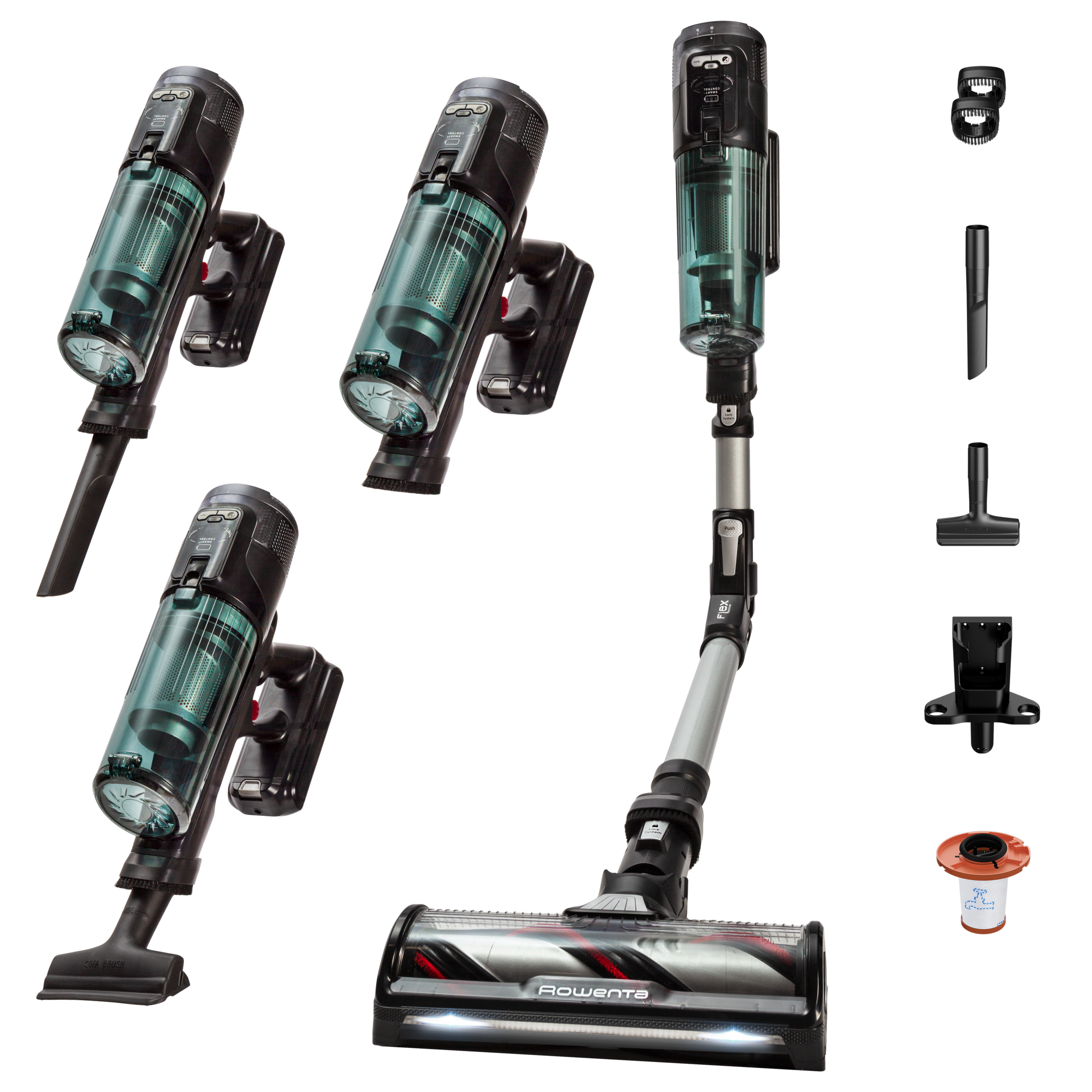 X-Force Flex 13.60, Aspiradora escoba, 150 airwatts 1,6 Kg en mano, Modelo Allergy