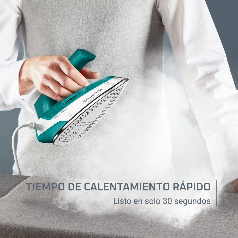 First Class de Rowenta, Plancha de vapor, Formato plegable de viaje, Compacta, Ligera, Calentamiento rápido