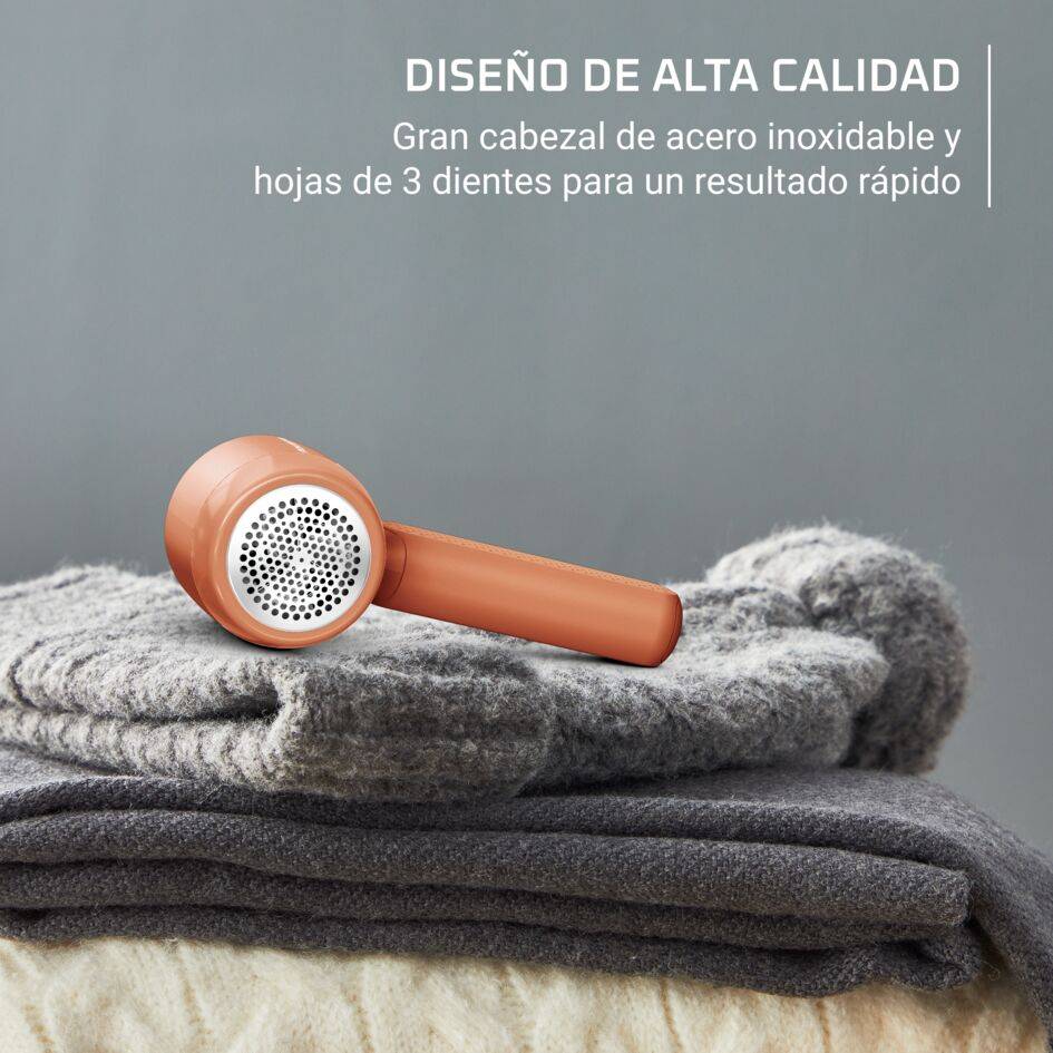 Easy Care de Rowenta, quitapelusas recargable, rejilla de acero inoxidable, rápido y fácil de usar