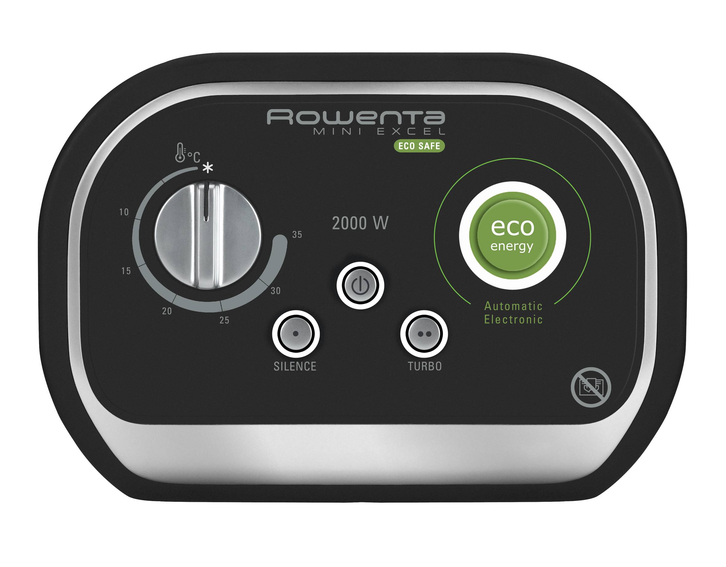 Mini Excel Eco Safe, Calefactor cerámico, Modo ECO, Ajustes personalizados