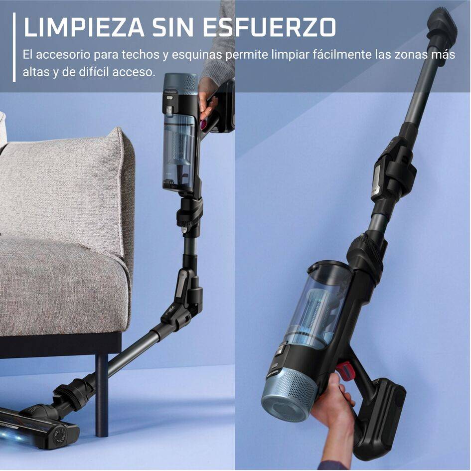 X-Force Flex 10.80 de Rowenta, Aspiradora Sin Cable, hasta 120 AW, Con LEDs azules, Gran autonomía, Modelo Allergy