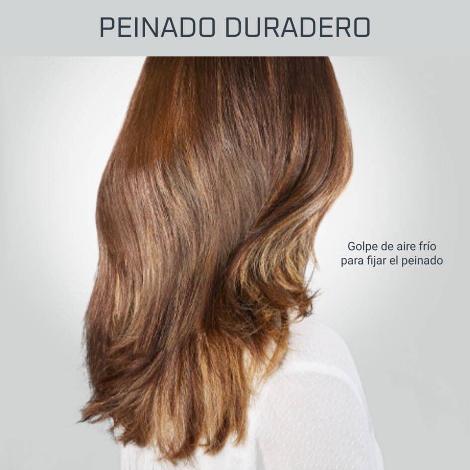 Powerline, Secador de pelo, 2400 Effiwatts, Tecnología iónica, Ajuste de cuidado del cabello