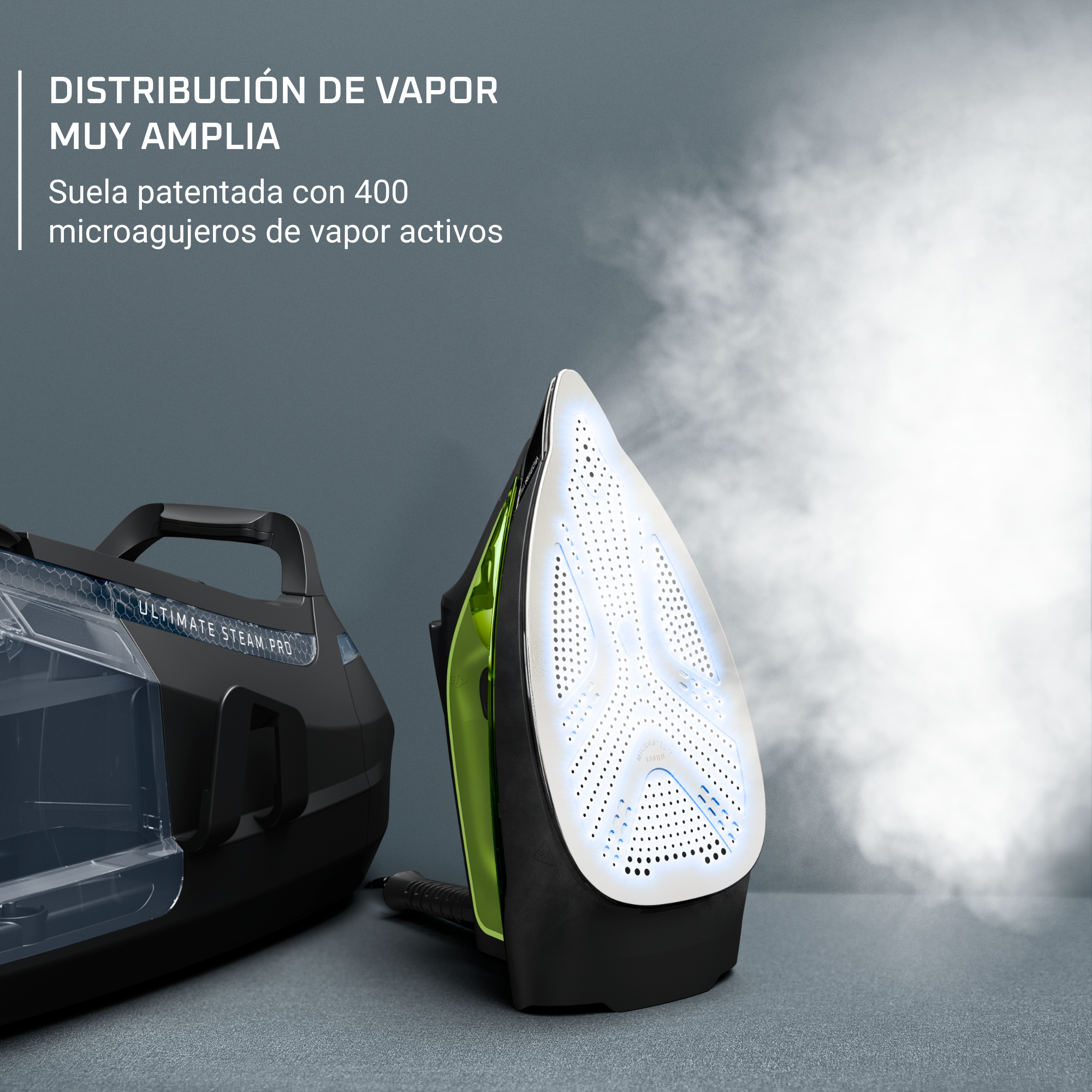 <p>Rowenta centro de planchado Silence Steam Pro con 8 bares de presión, golpe de vapor de 600 g/min, desinfecta tus prendas, 2800 W de potencia, DG9248F0  </p>