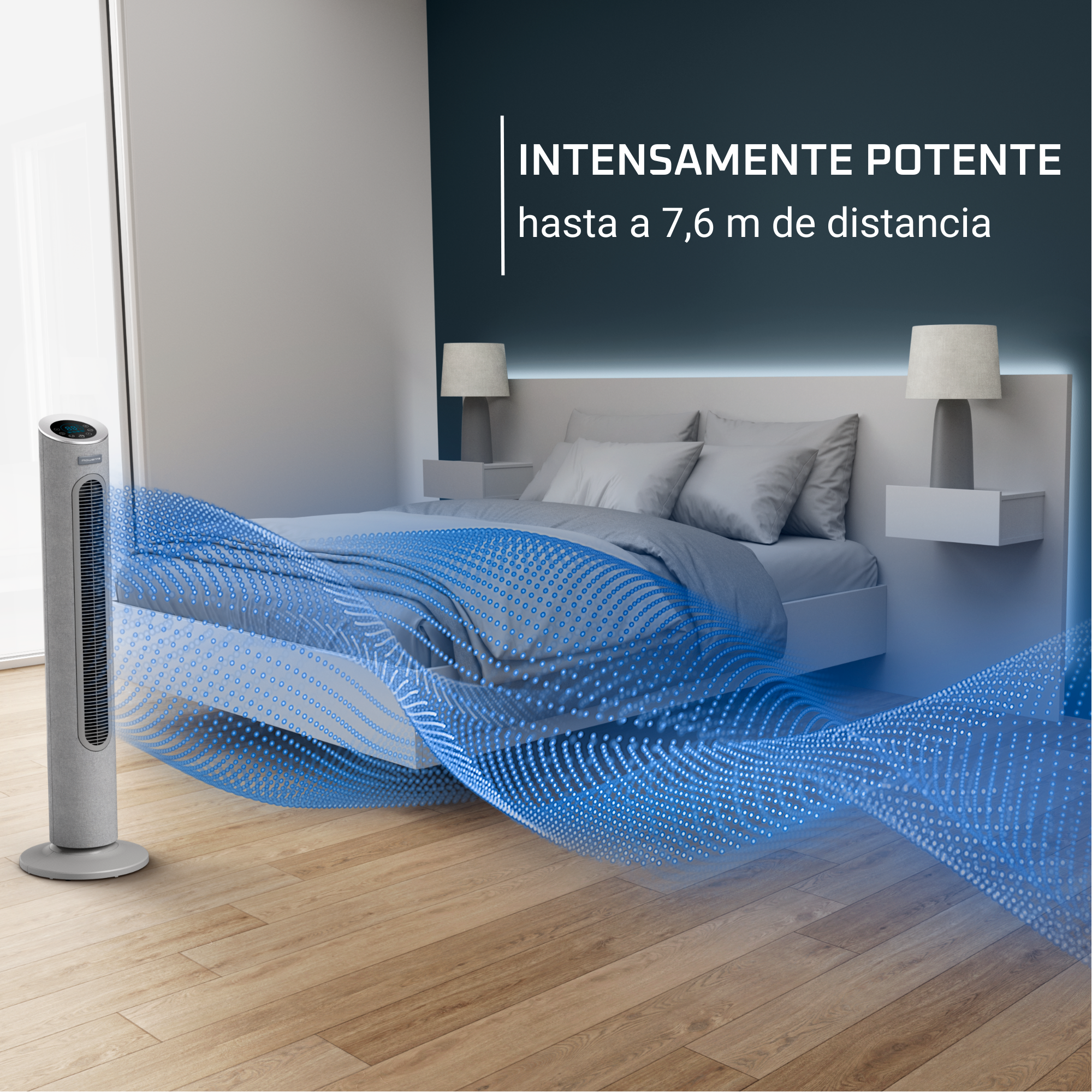 Eole Home, Ventilador de torre, potente, silencioso y con un menor consumo energético