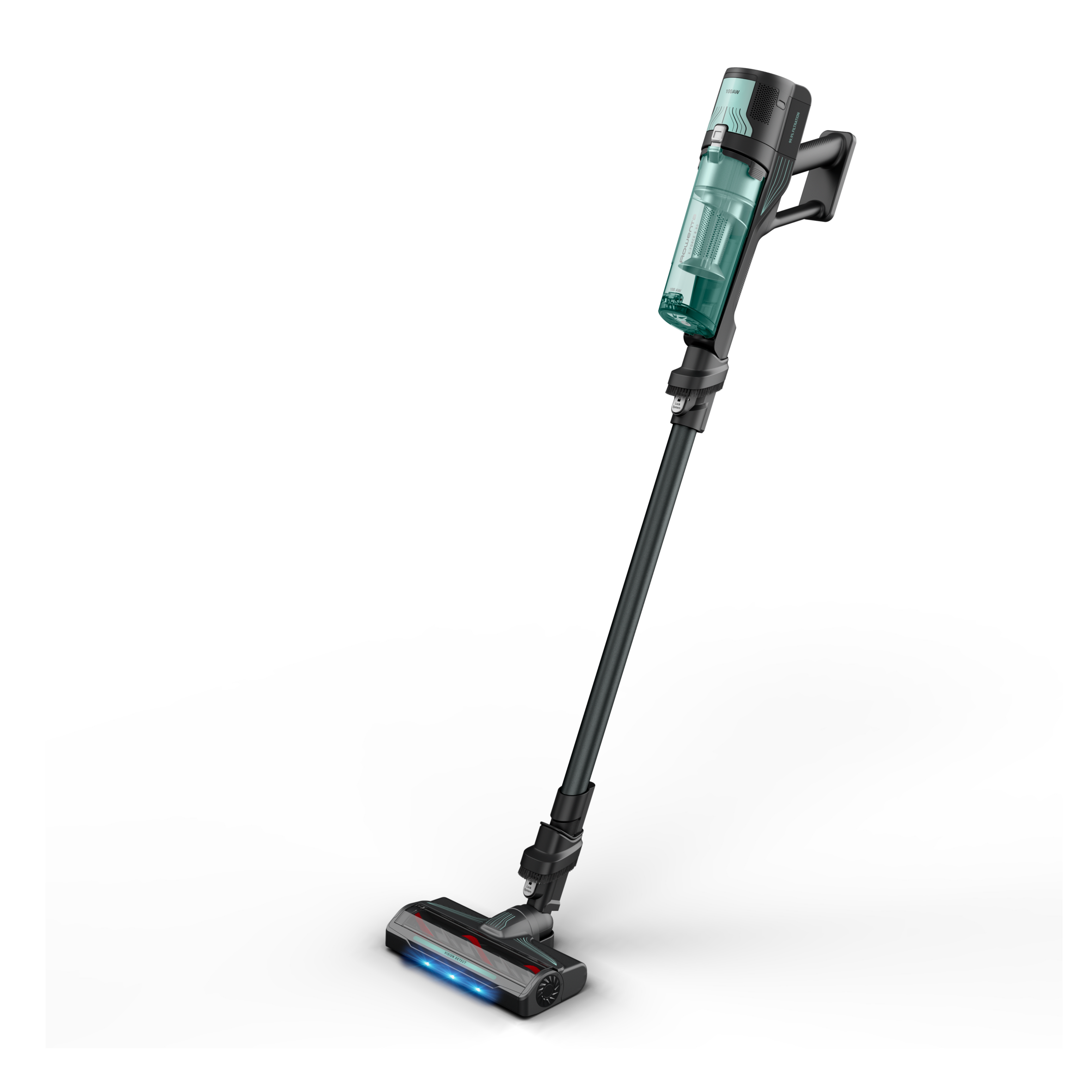 X-Force 8.80 de Rowenta, Aspiradora Escoba Sin Cable, limpieza potente, 100 AW, Larga autonomía, 1,3 kg en modo de mano, Modelo para Alergias